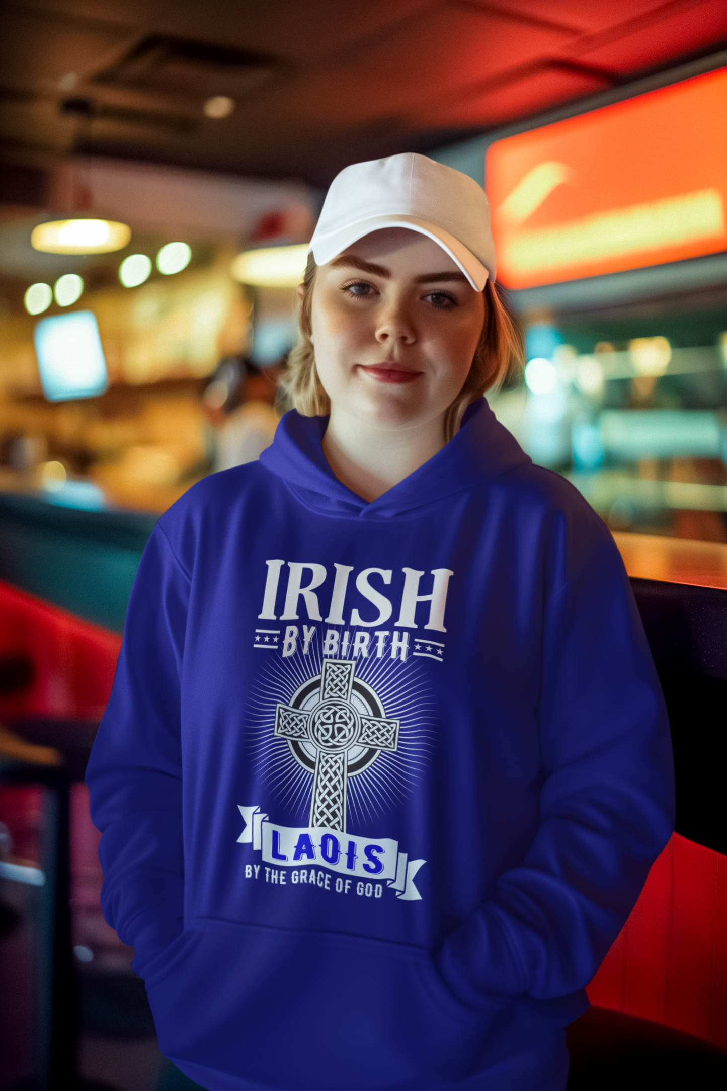 County Laois Irish By Birth Classic Adult Hoodie