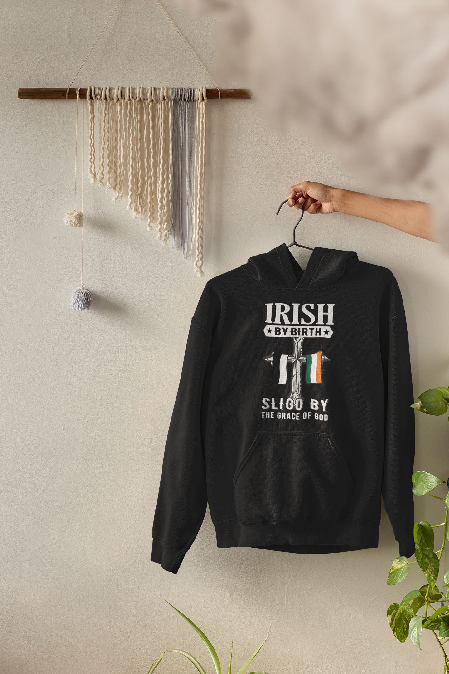 County Sligo Irish By Birth Classic Adult Hoodie