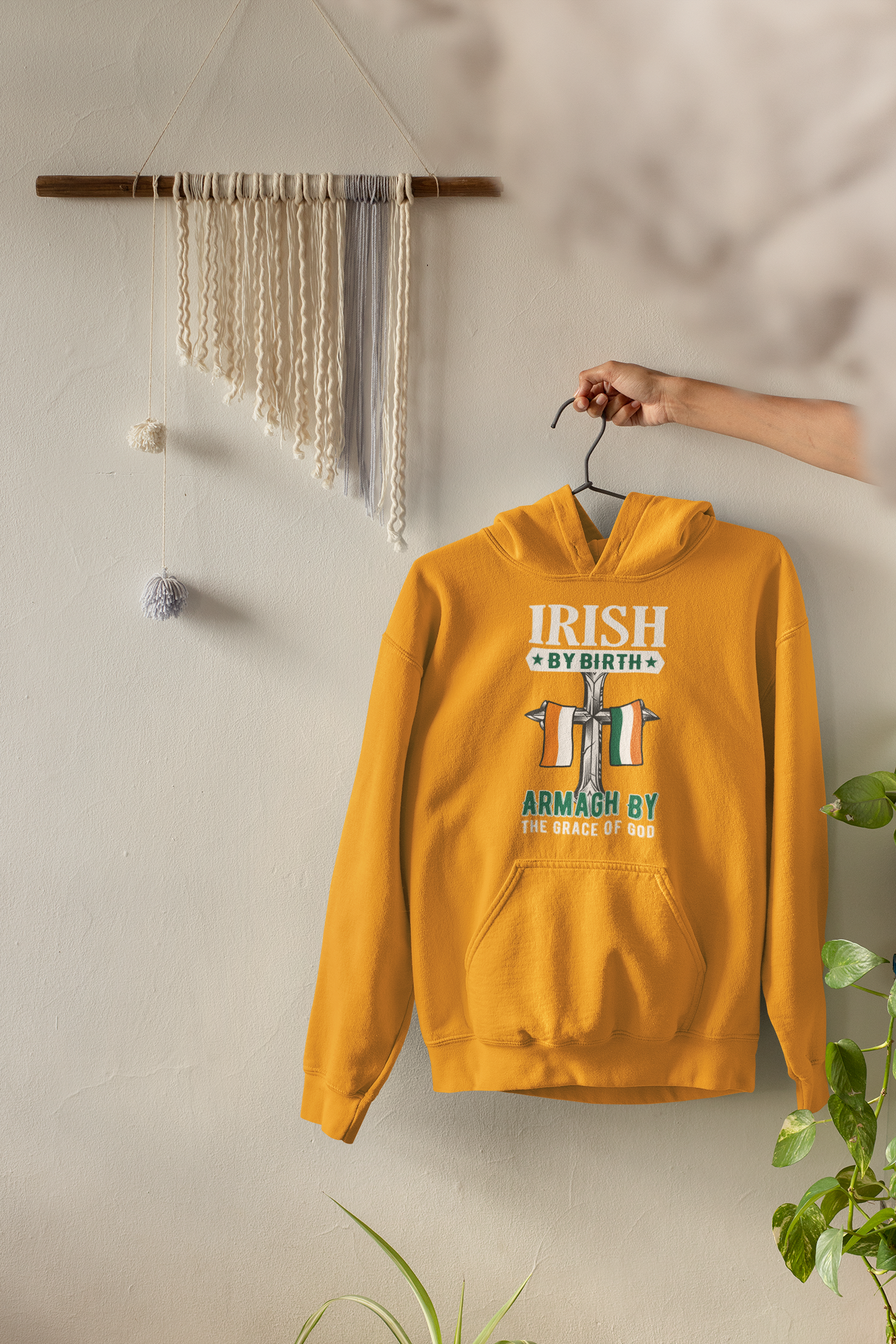 Armagh Hoodie Irish By Birth Classic Adult Hoodie