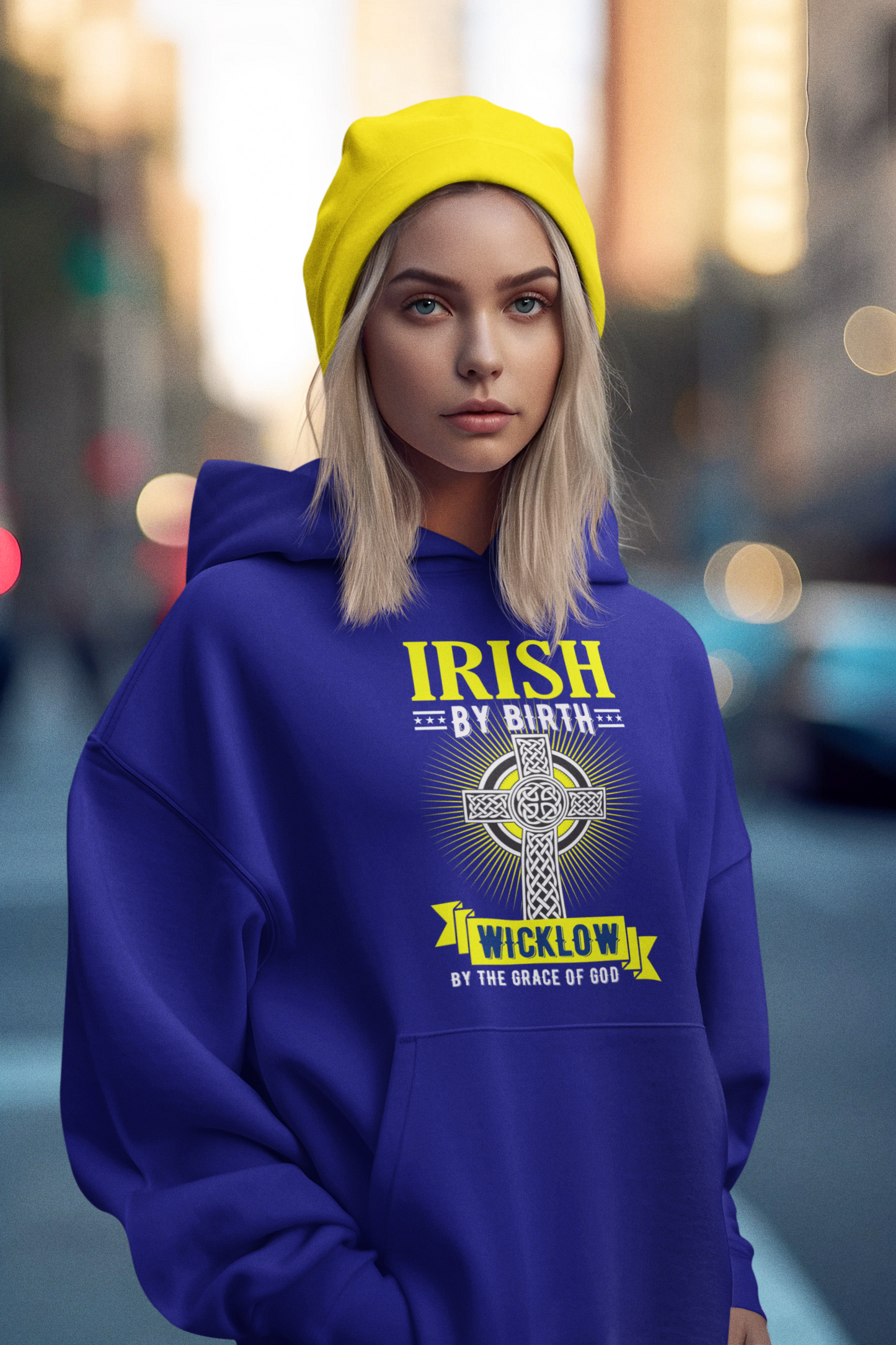County Wicklow Irish By Birth Classic Adult Hoodie
