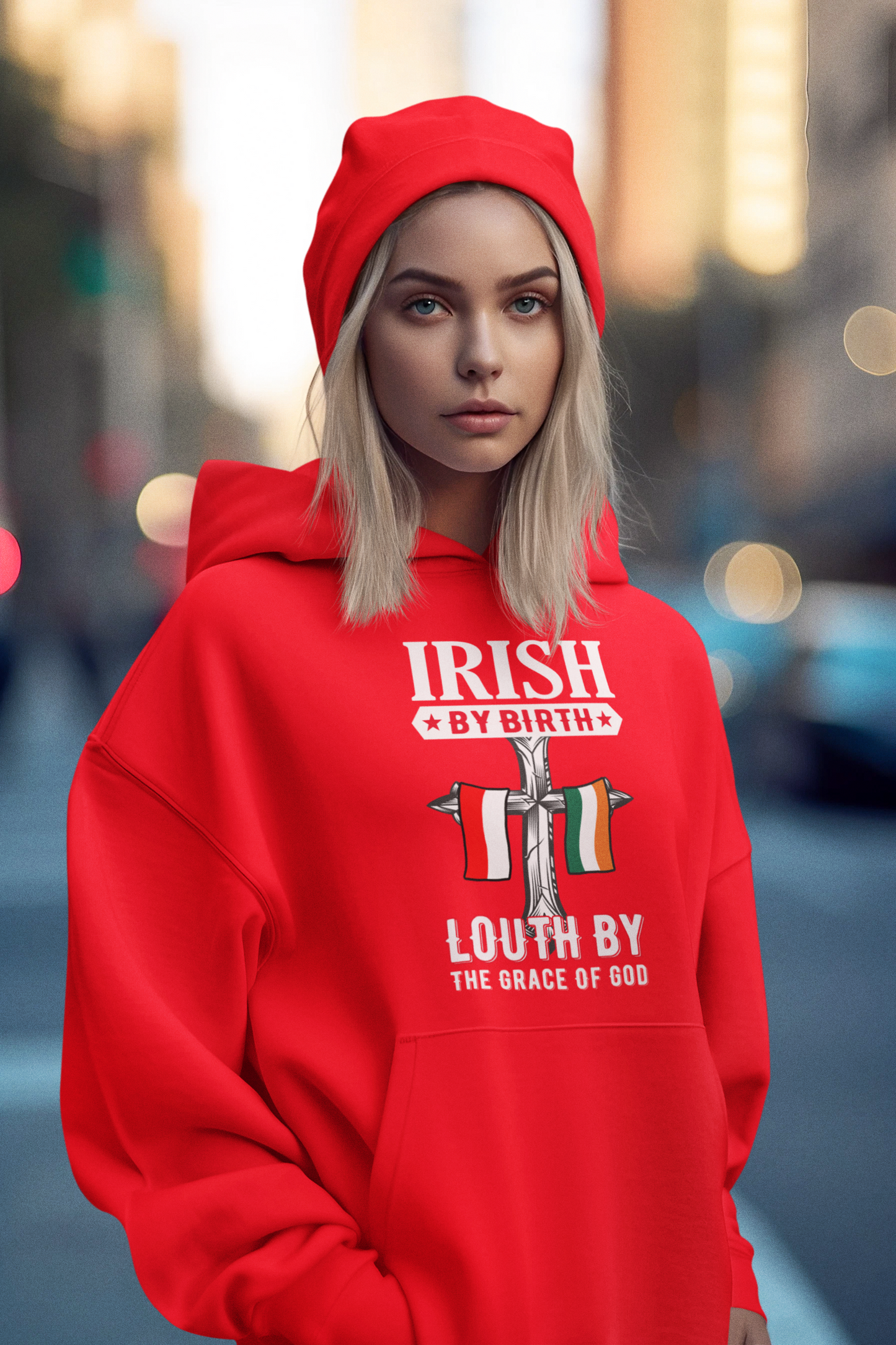 Louth Hoodie Irish By Birth Classic Adult Hoodie