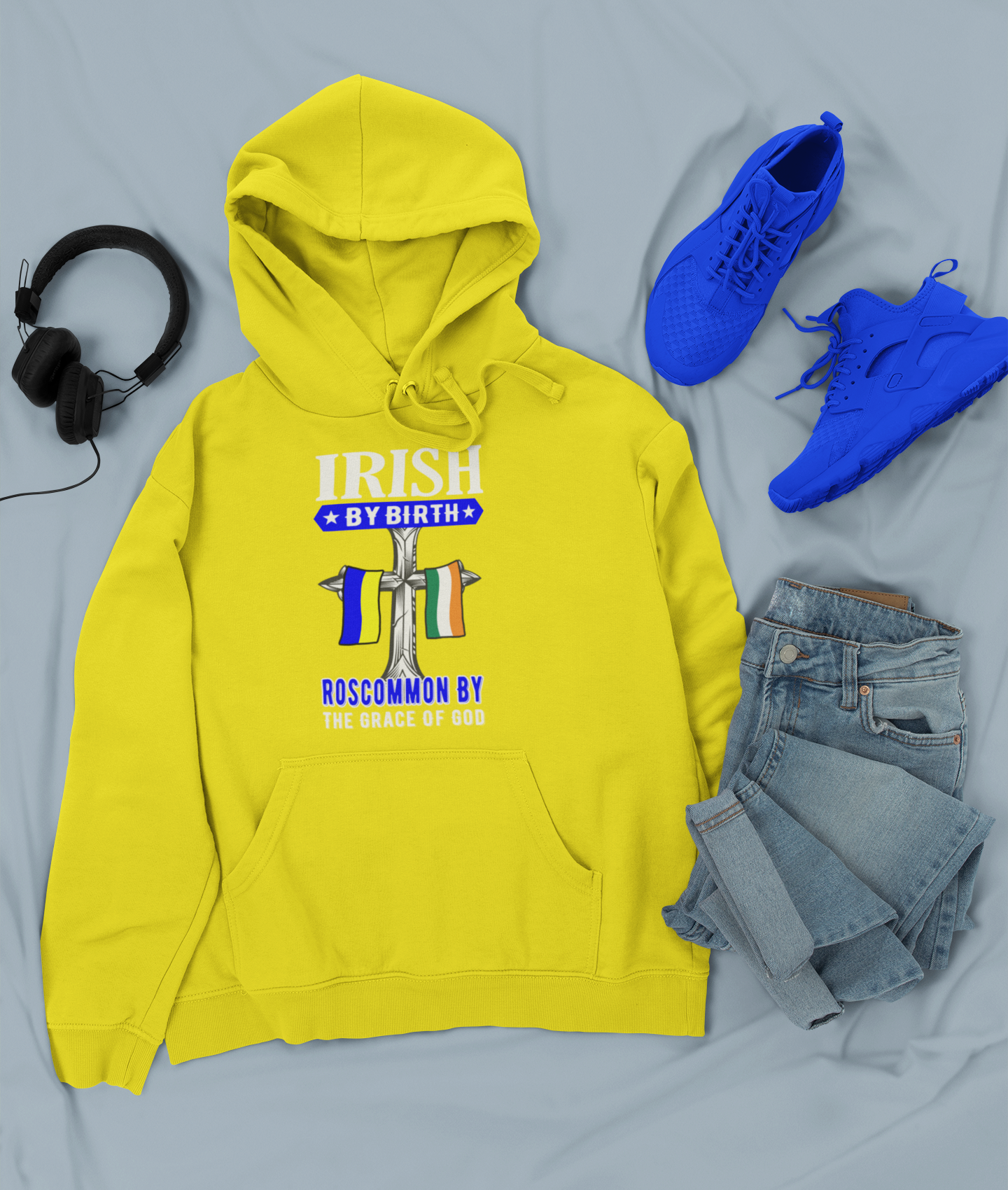 County Roscommon Irish By Birth Classic Adult Hoodie