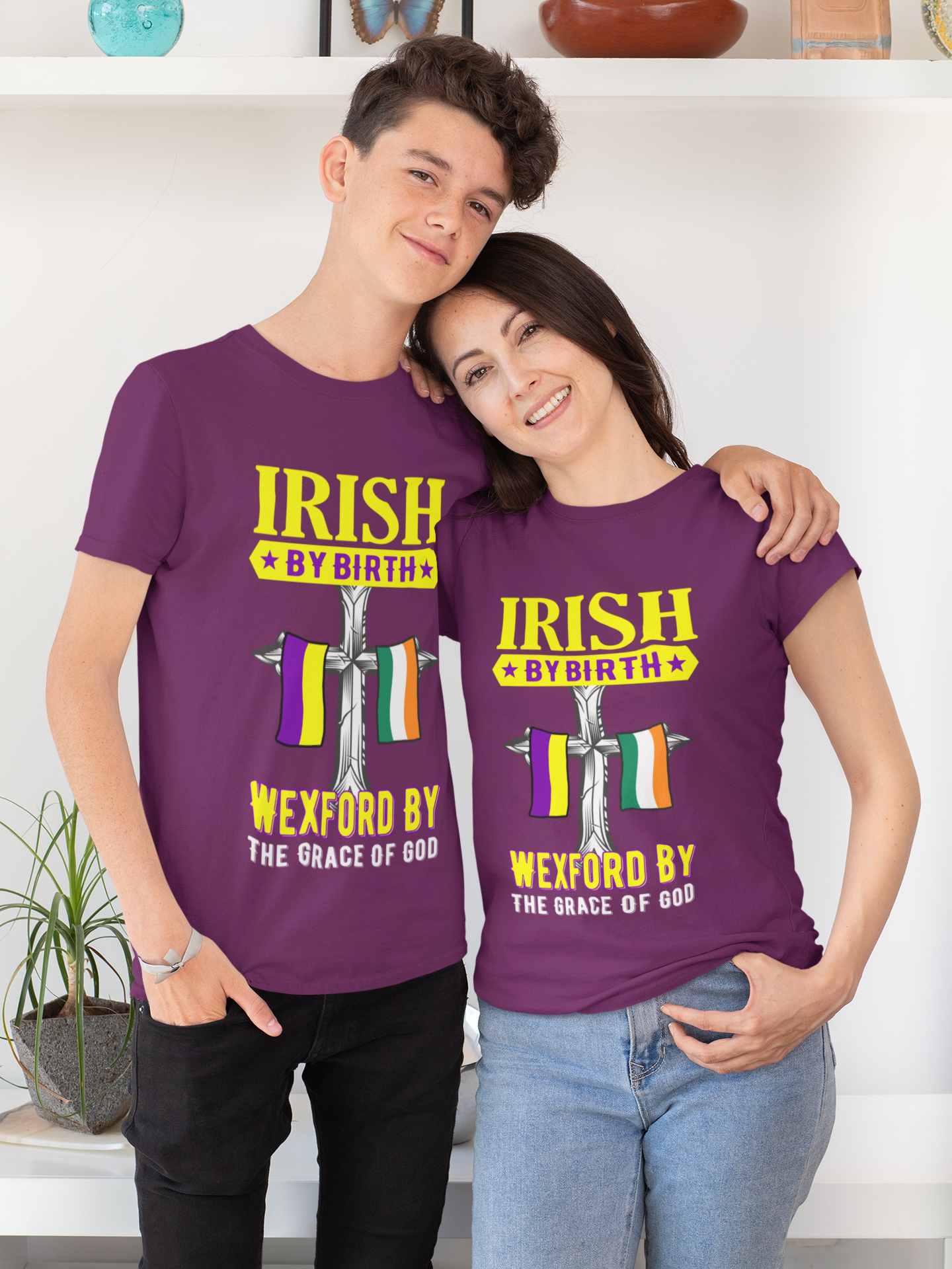 County Wexford Irish Classic Heavy Cotton Adult T-Shirt