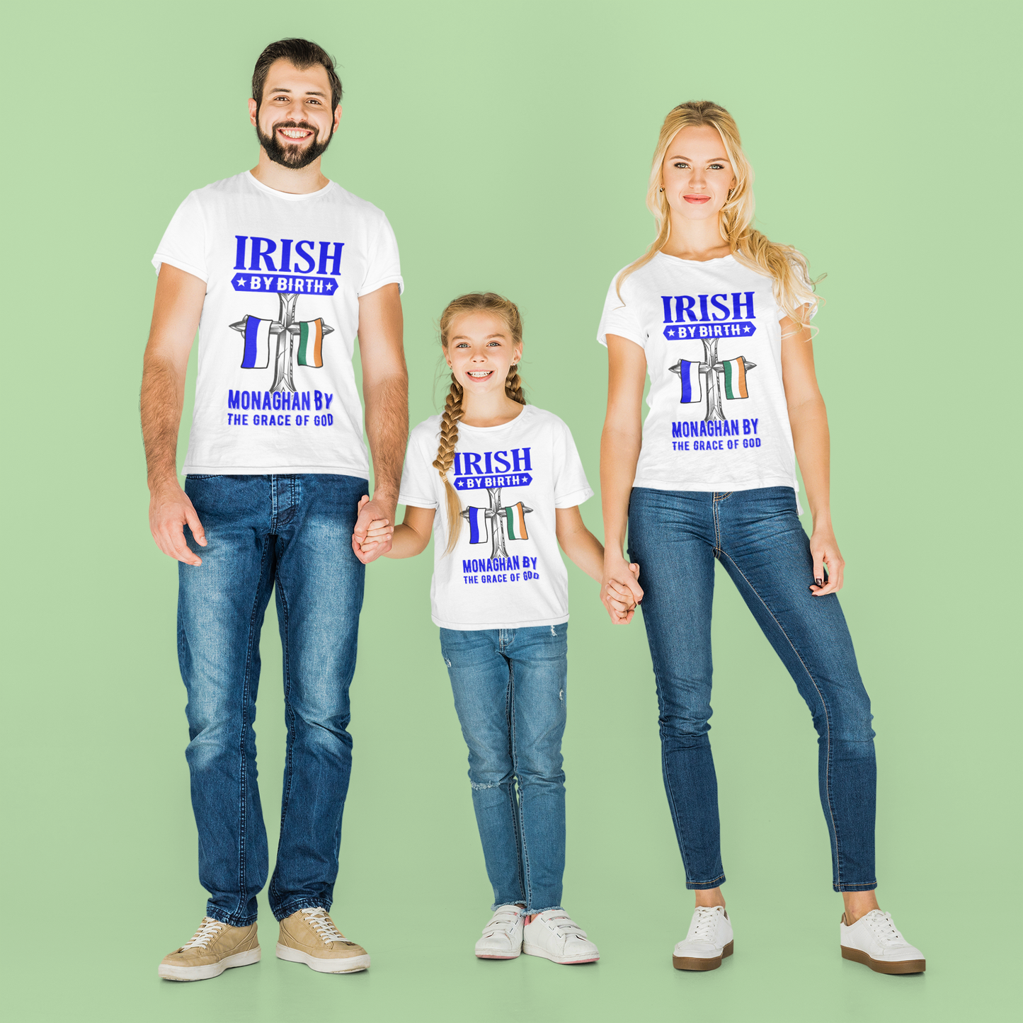 Irish By Birth Monaghan By The Grace Of God T Shirt