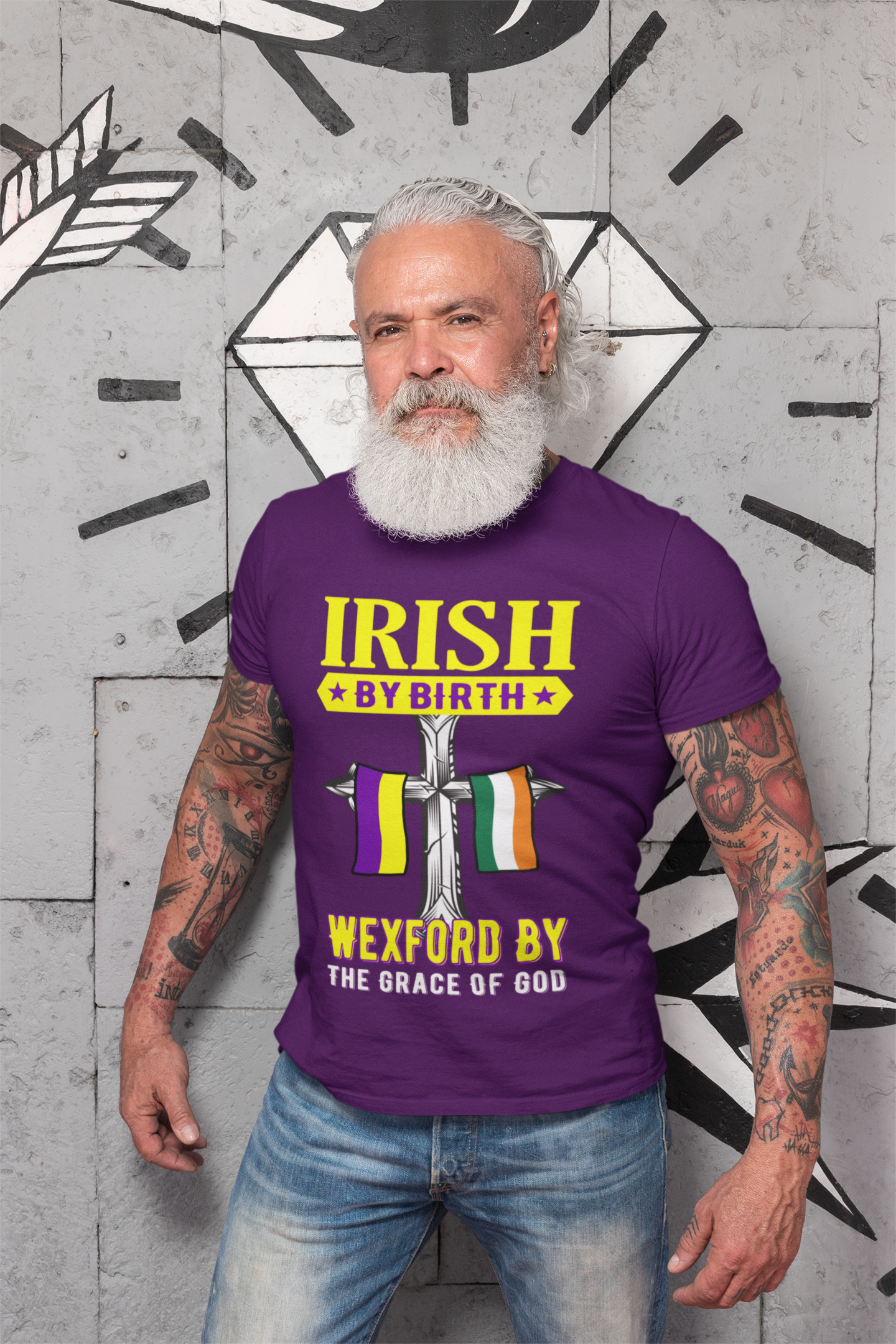 County Wexford Irish Classic Heavy Cotton Adult T-Shirt