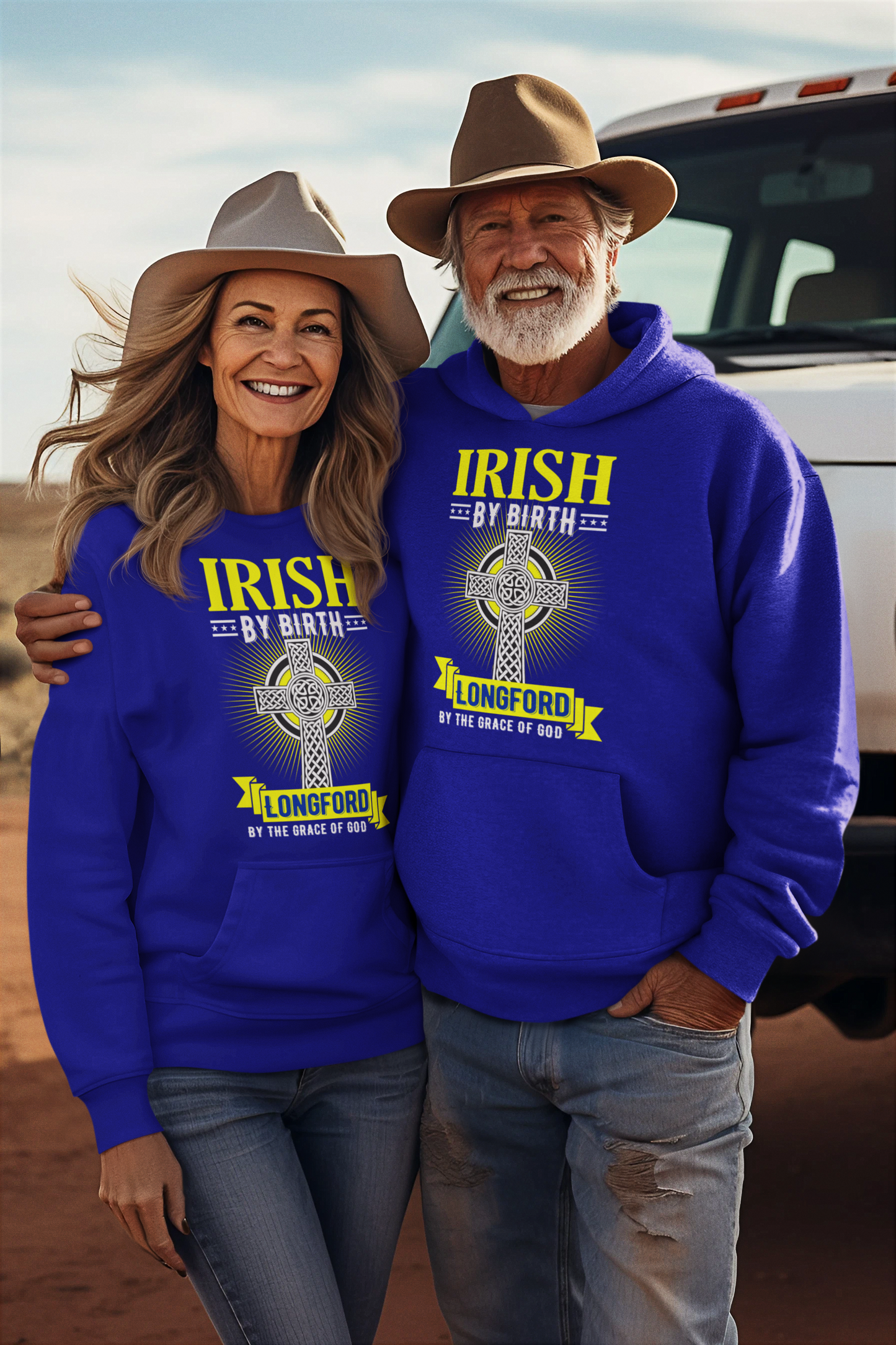 County Longford Irish By Birth Classic Adult Hoodie
