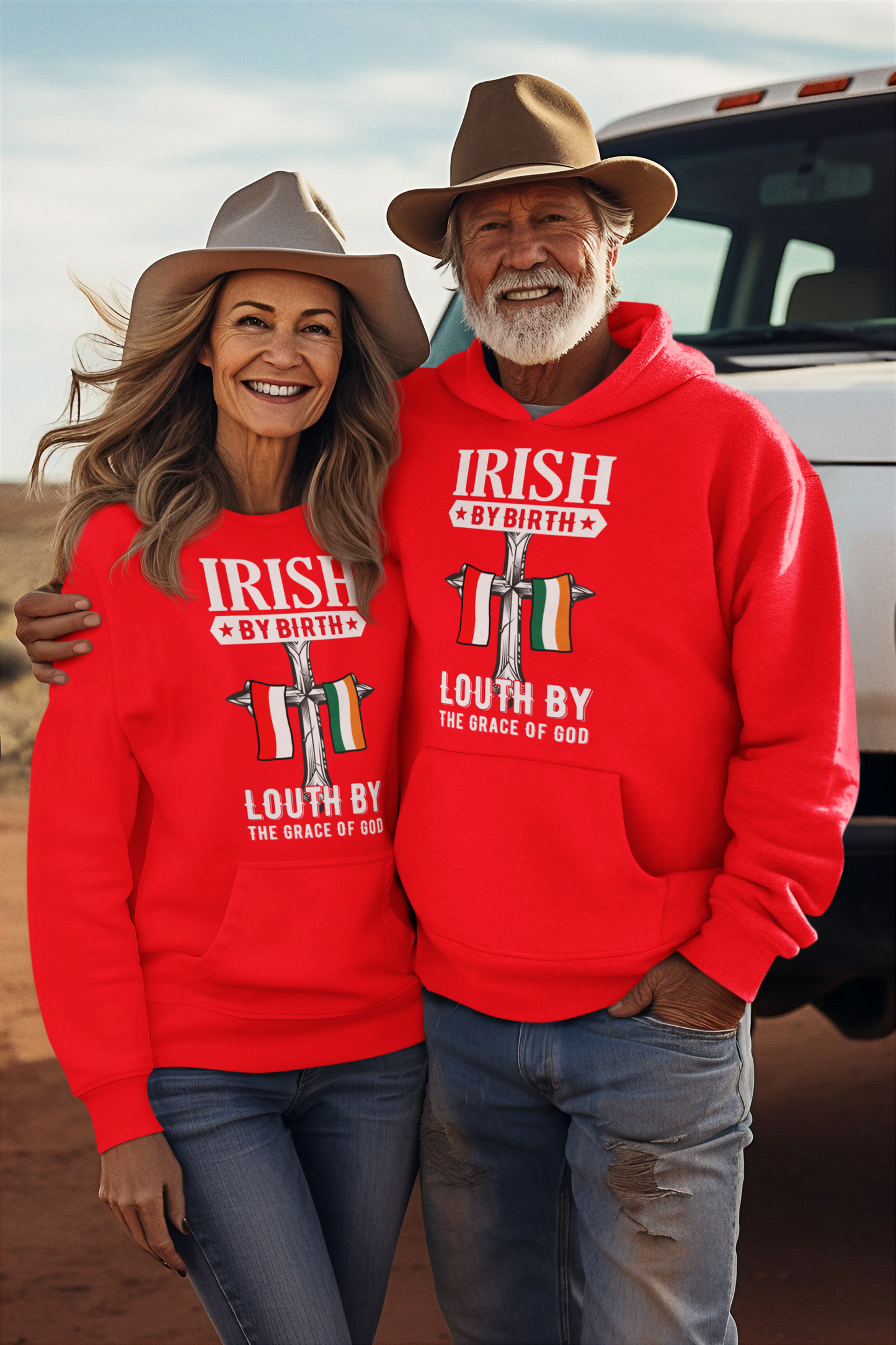 Louth Hoodie Irish By Birth Classic Adult Hoodie