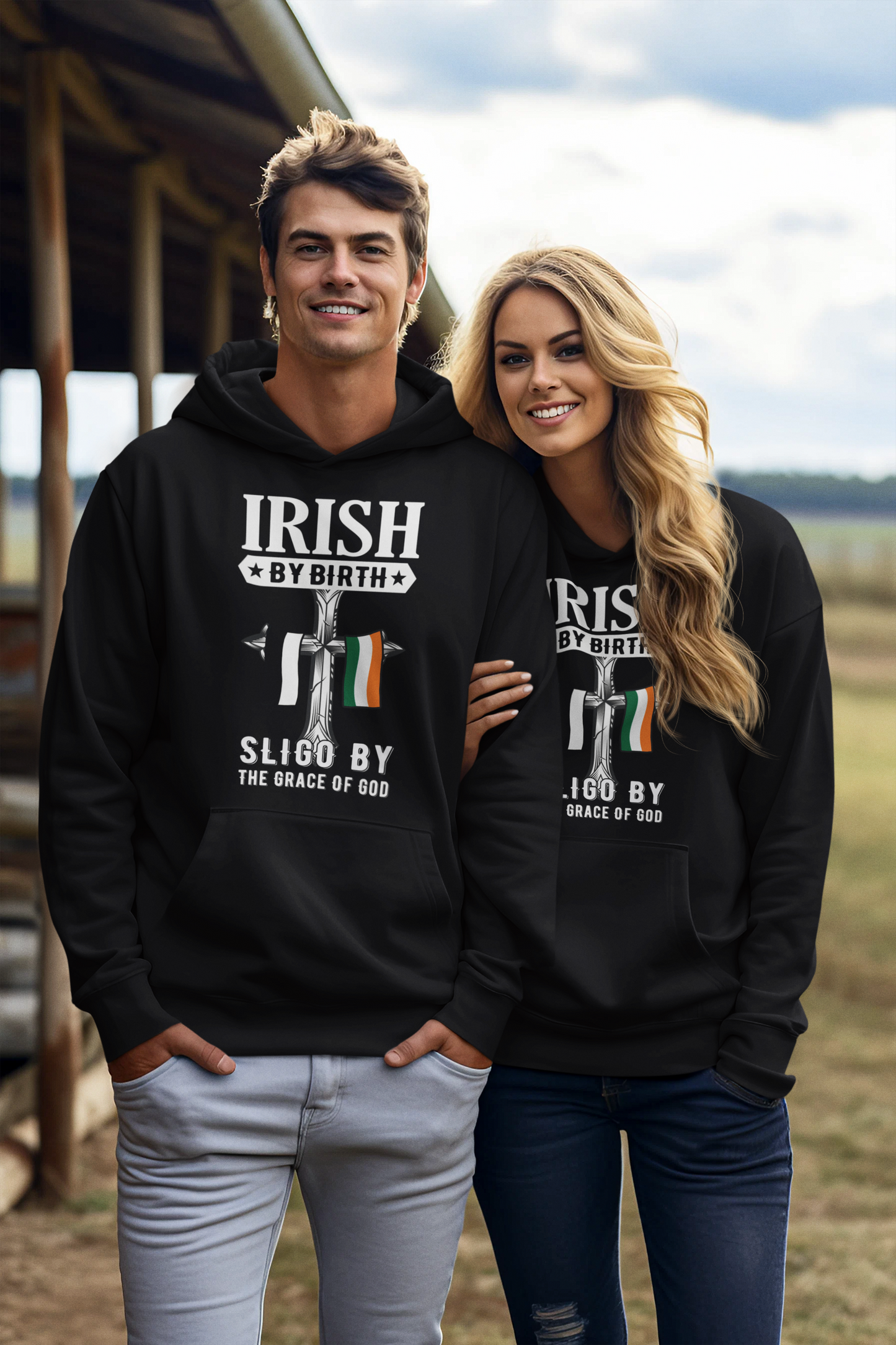 County Sligo Irish By Birth Classic Adult Hoodie