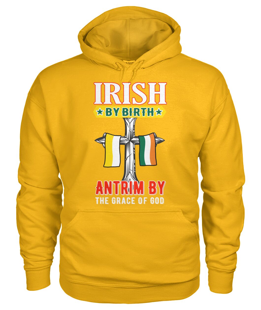 County Antrim Irish By Birth Classic Adult Hoodie