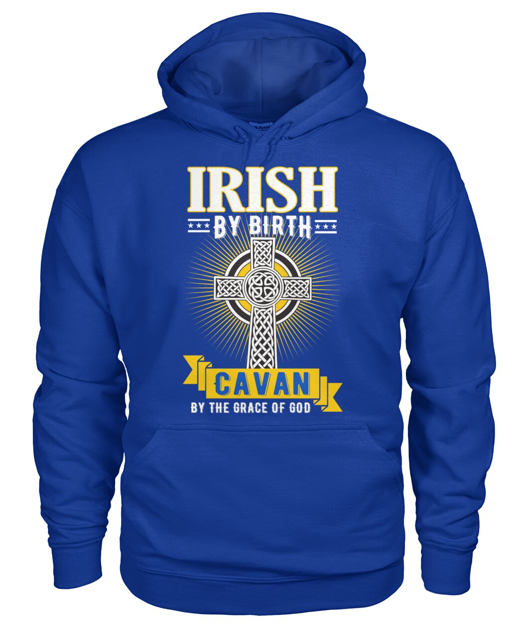 County Cavan Irish By Birth Celtic Cross Classic Adult Hoodie