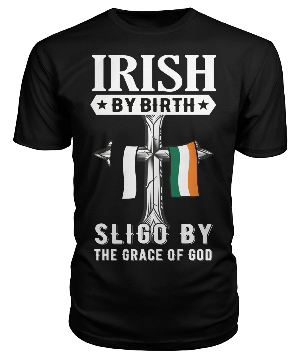 Sligo Irish By Birth Classic Heavy Cotton Adult T-Shirt