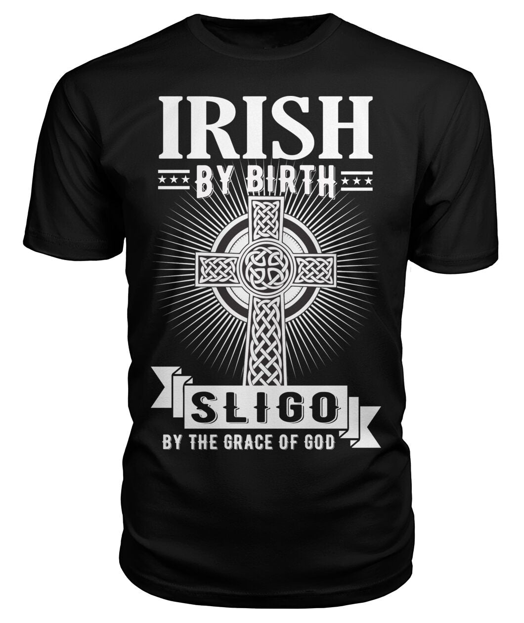 Sligo Irish By Birth Classic Heavy Cotton Adult T-Shirt
