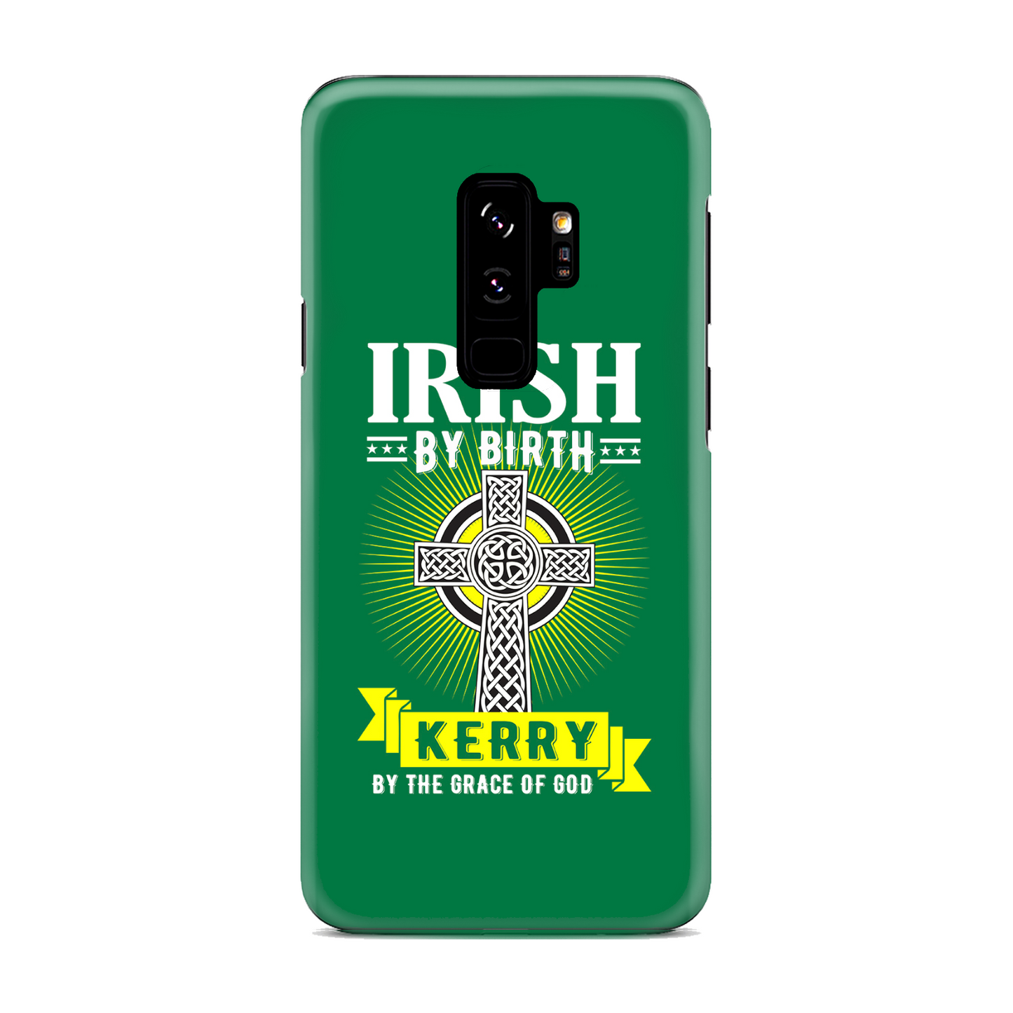 Irish By Birth Kerry By The Grace Of God Celtic Cross Phone Case