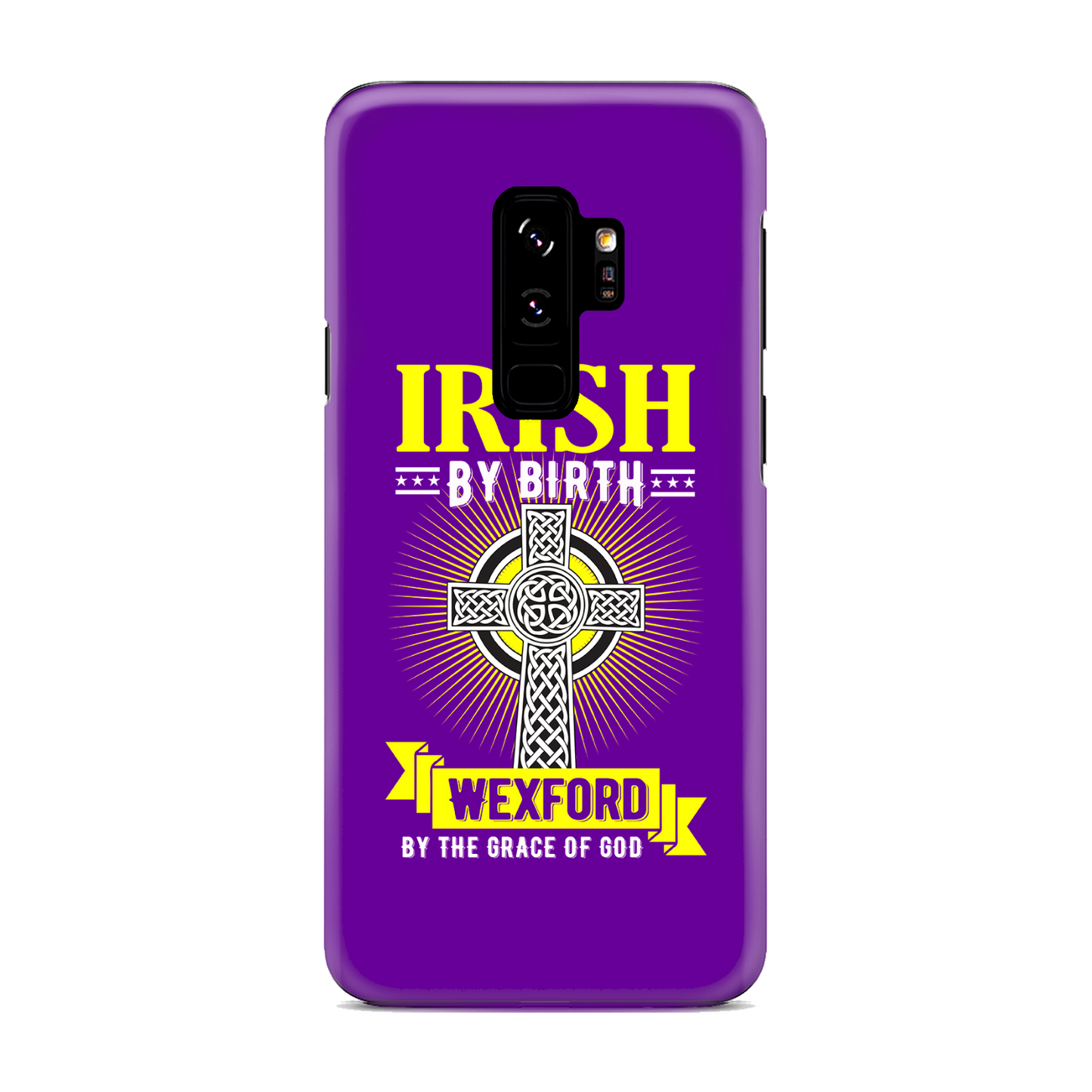 Irish By Birth Wexford By The Grace Of God Phone Case Celtic Cross Phone Case