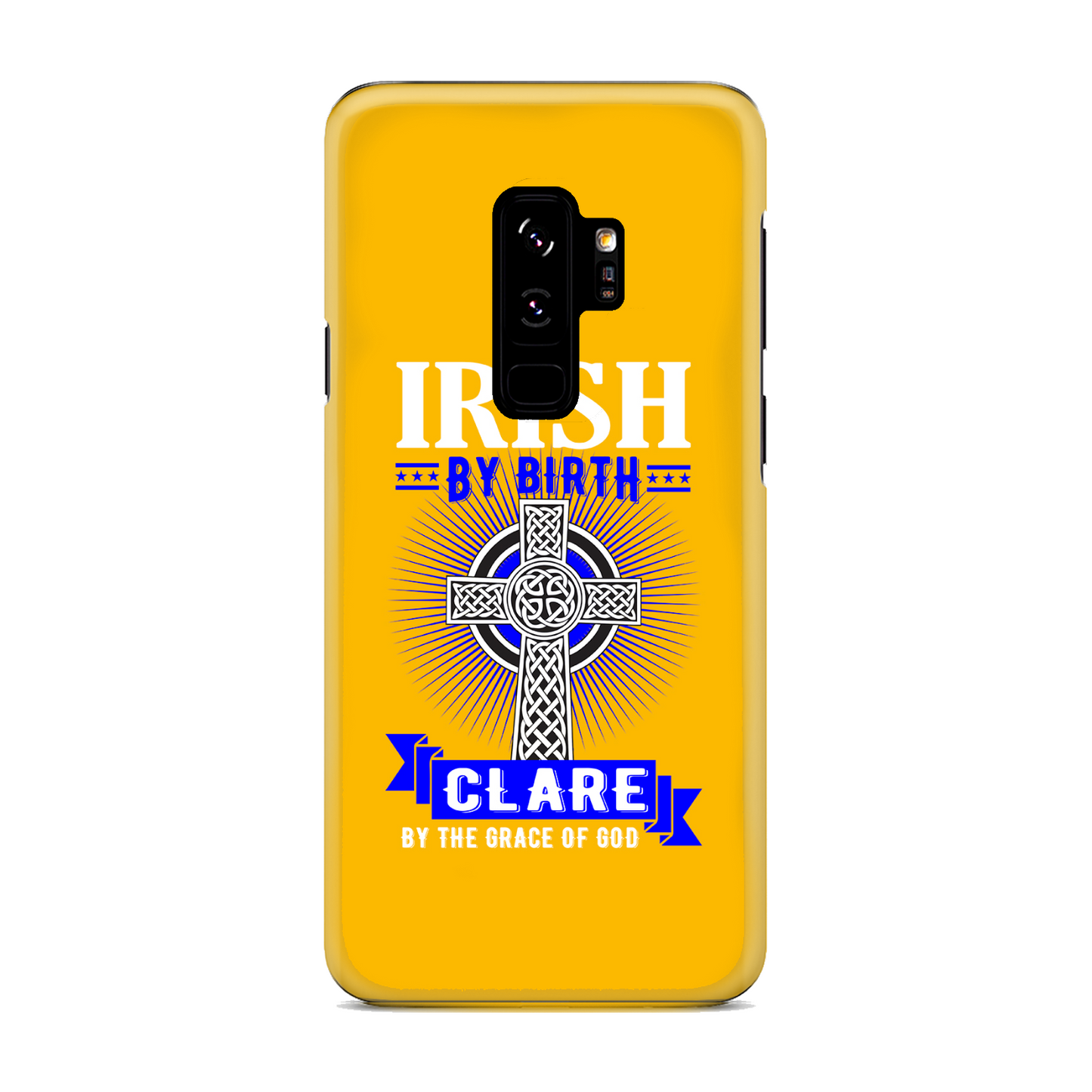Irish By Birth Clare By The Grace Of God Celtic Cross Phone Case