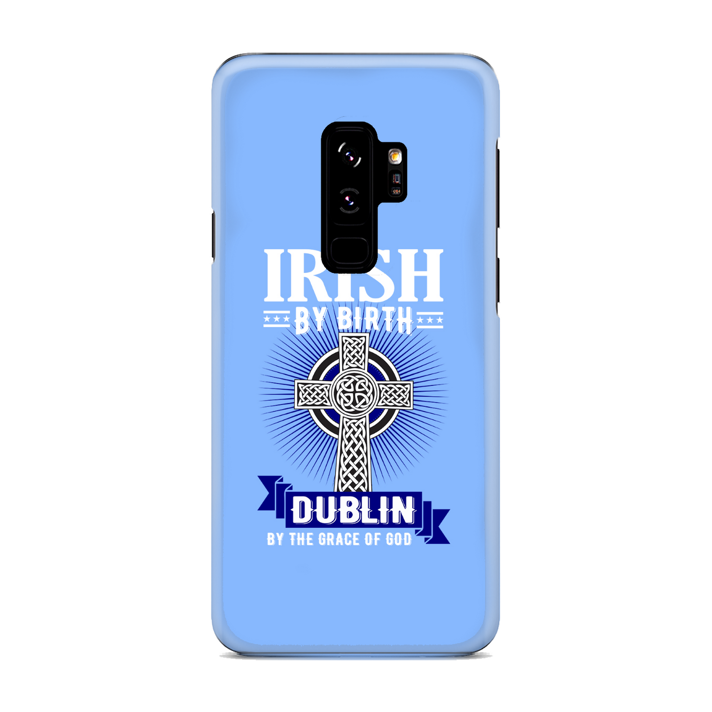 Irish By Birth Dublin By The Grace Of God Celtic Cross Phone Case