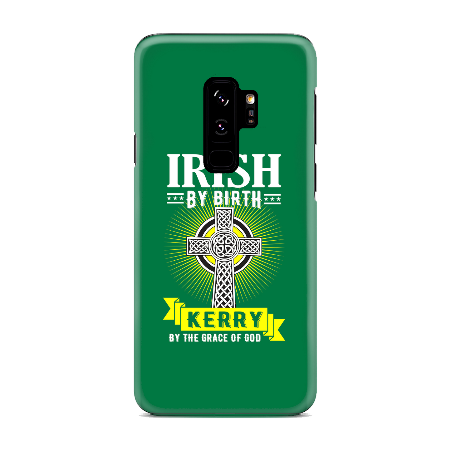 Irish By Birth Kerry By The Grace Of God Celtic Cross Phone Case