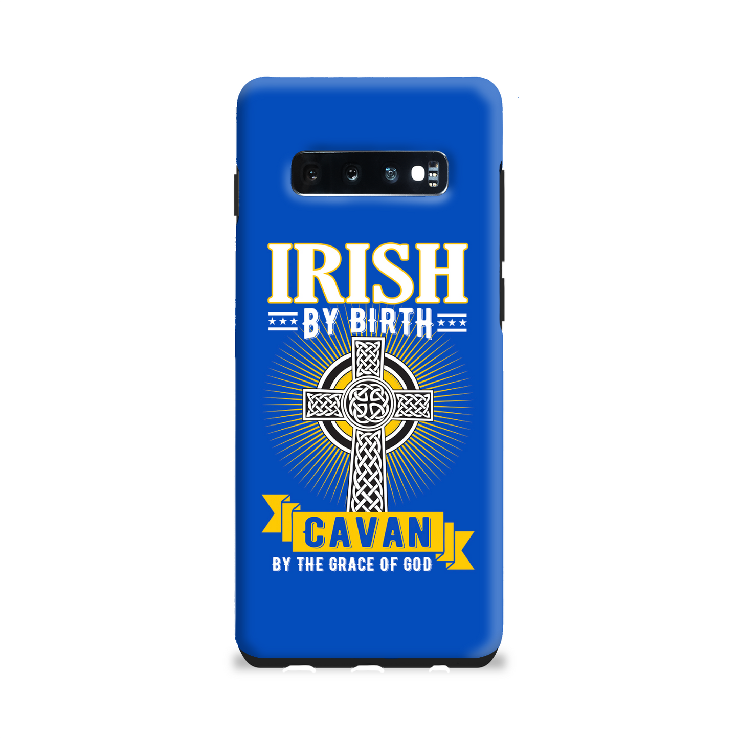 Irish By Birth Cavan By The Grace Of God Phone Case Celtic Cross