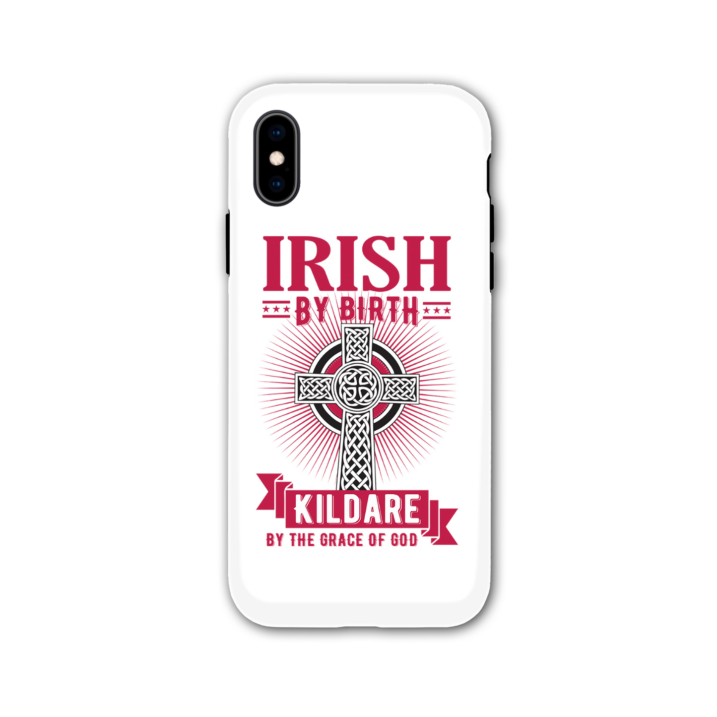 Irish By Birth Kildare By The Grace Of God Phone Case Celtic Cross