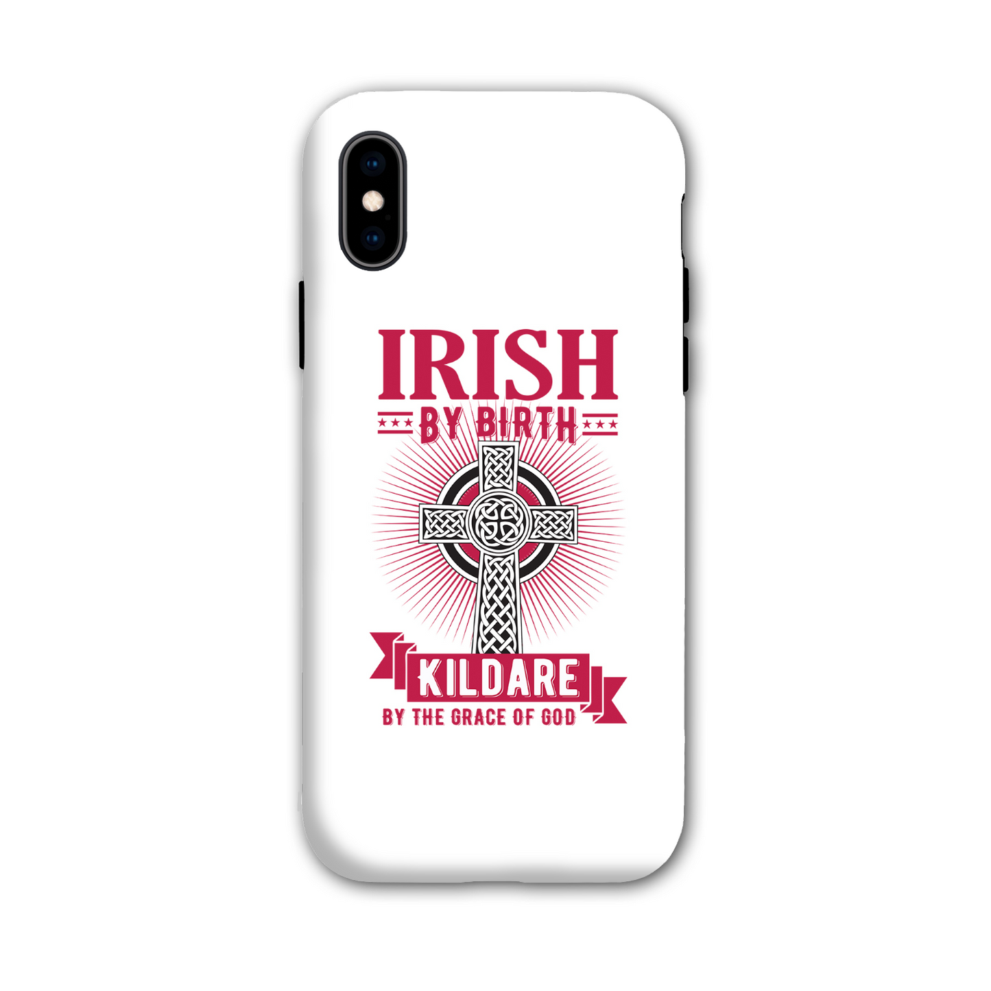 Irish By Birth Kildare By The Grace Of God Phone Case Celtic Cross