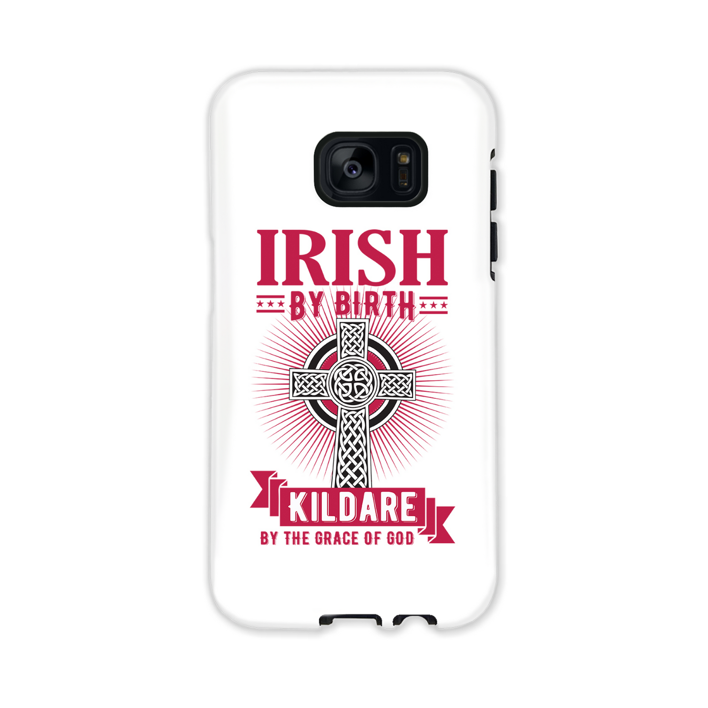 Irish By Birth Kildare By The Grace Of God Phone Case Celtic Cross