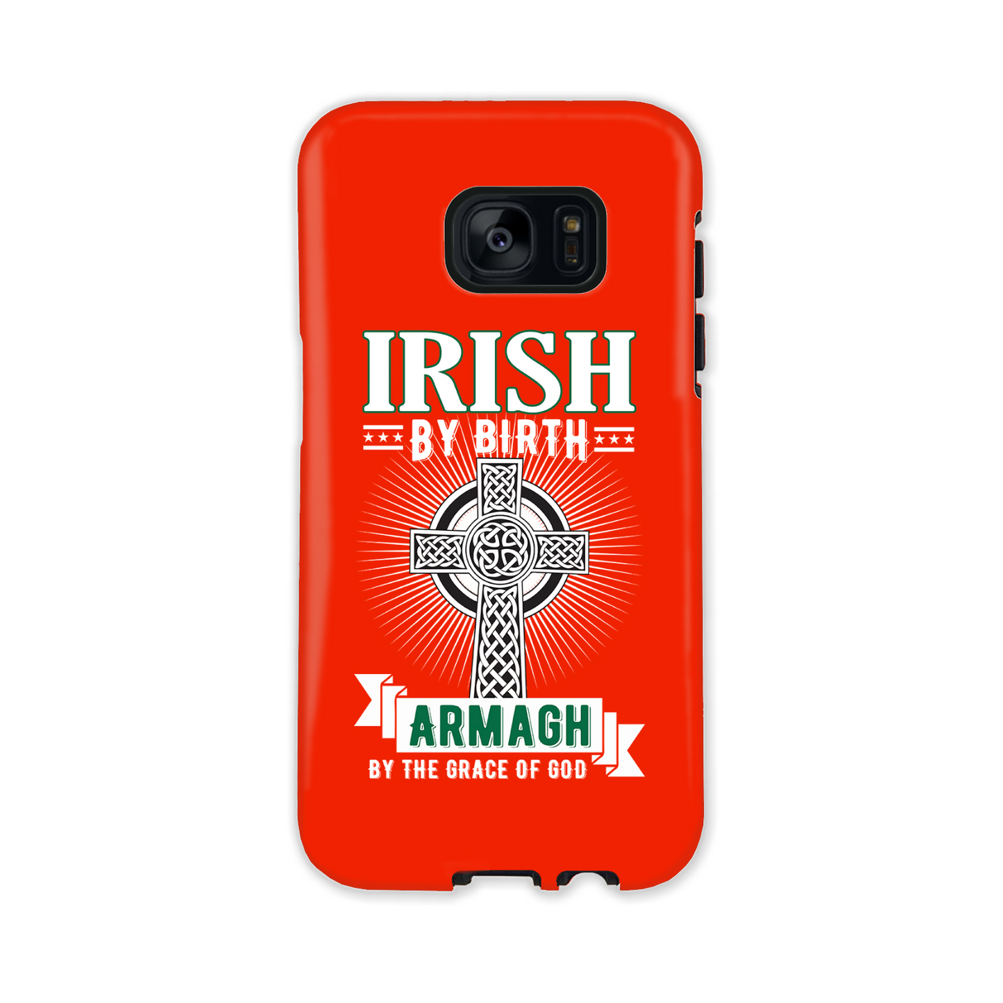 Armagh Irish By Birth Armagh By The Grace Of God Celtic Cross Phone Case