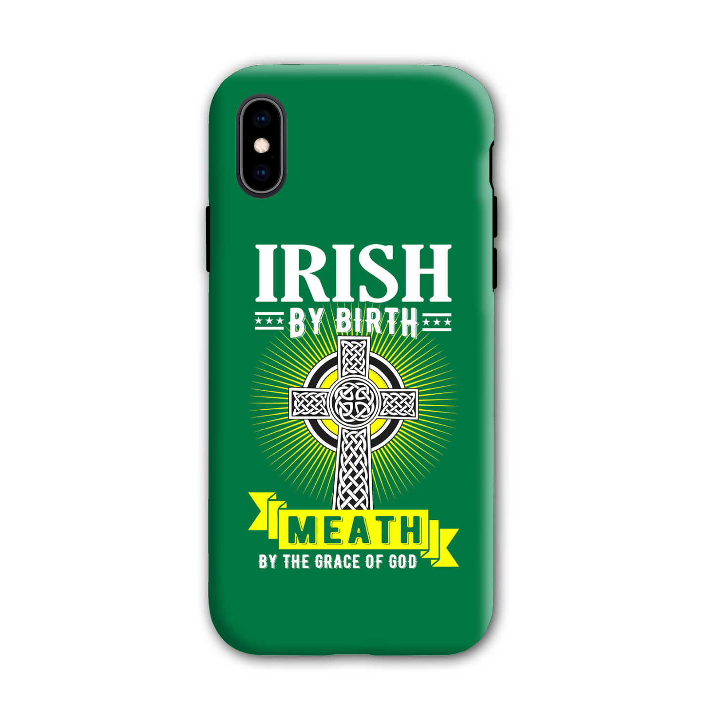 Irish By Birth Meath By The Grace Of God Phone Case Celtic Cross Phone Case