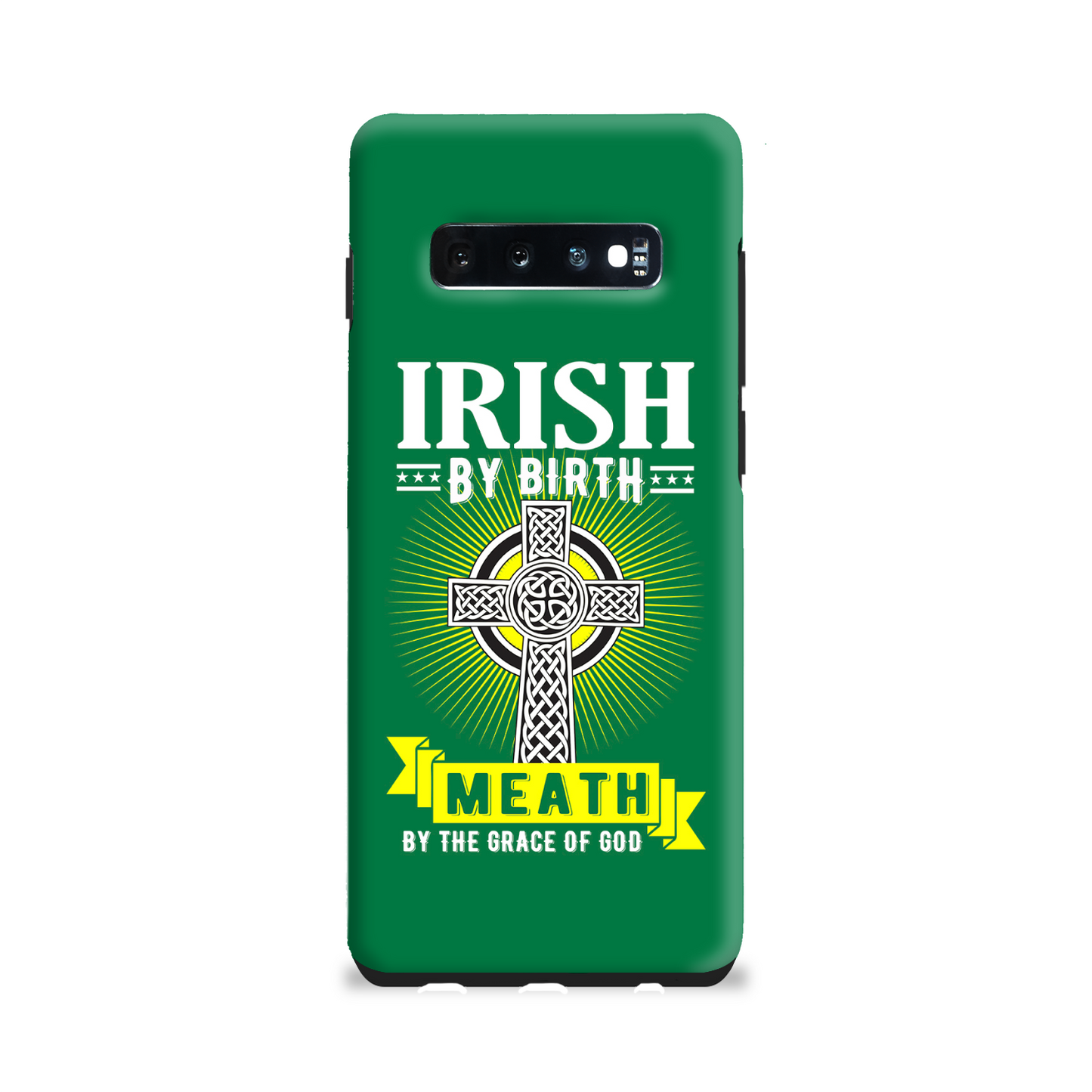 Irish By Birth Meath By The Grace Of God Phone Case Celtic Cross Phone Case