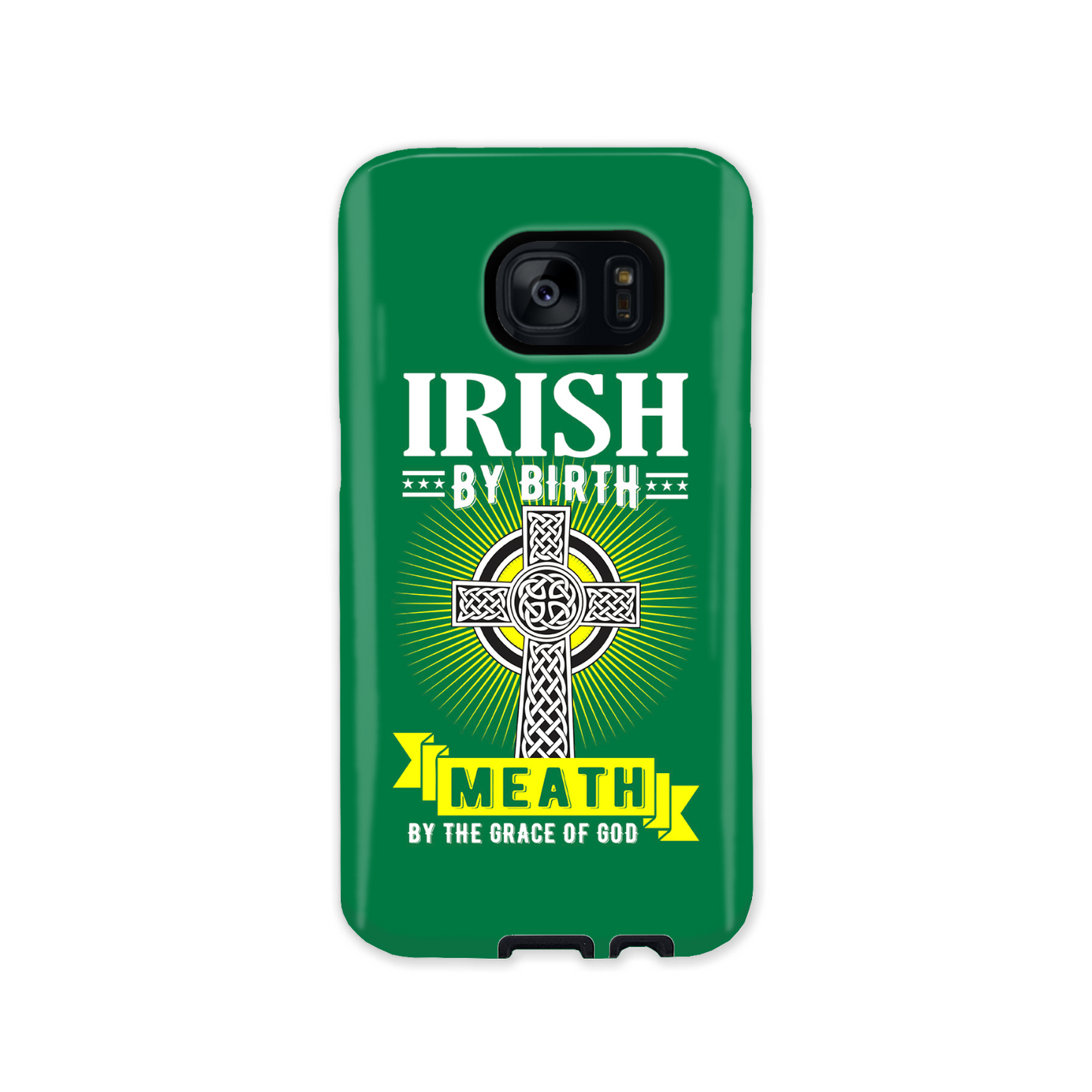 Irish By Birth Meath By The Grace Of God Phone Case Celtic Cross Phone Case