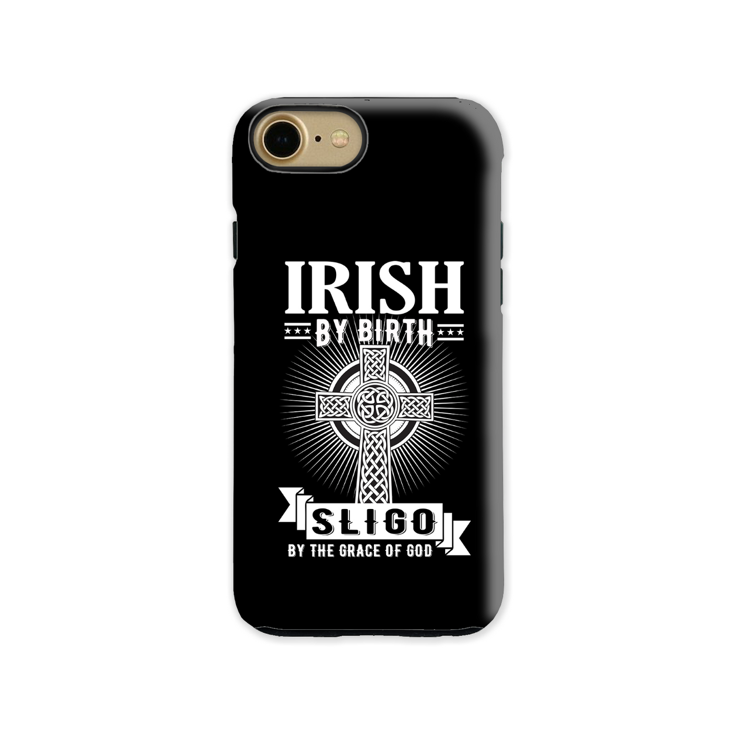 Irish By Birth Sligo By The Grace Of God Phone Case Celtic Cross Phone Case