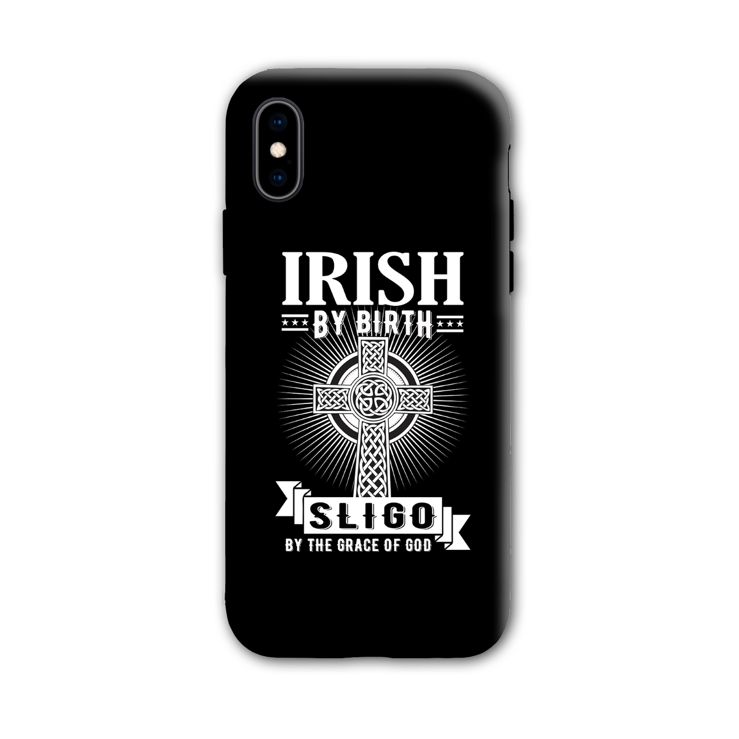 Irish By Birth Sligo By The Grace Of God Phone Case Celtic Cross Phone Case