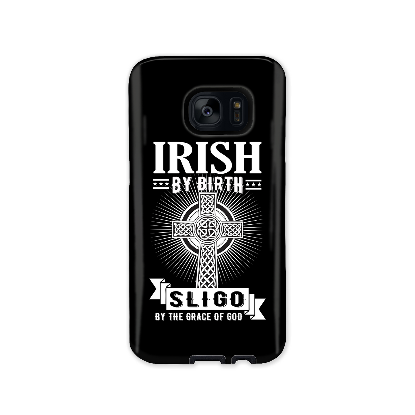 Irish By Birth Sligo By The Grace Of God Phone Case Celtic Cross Phone Case