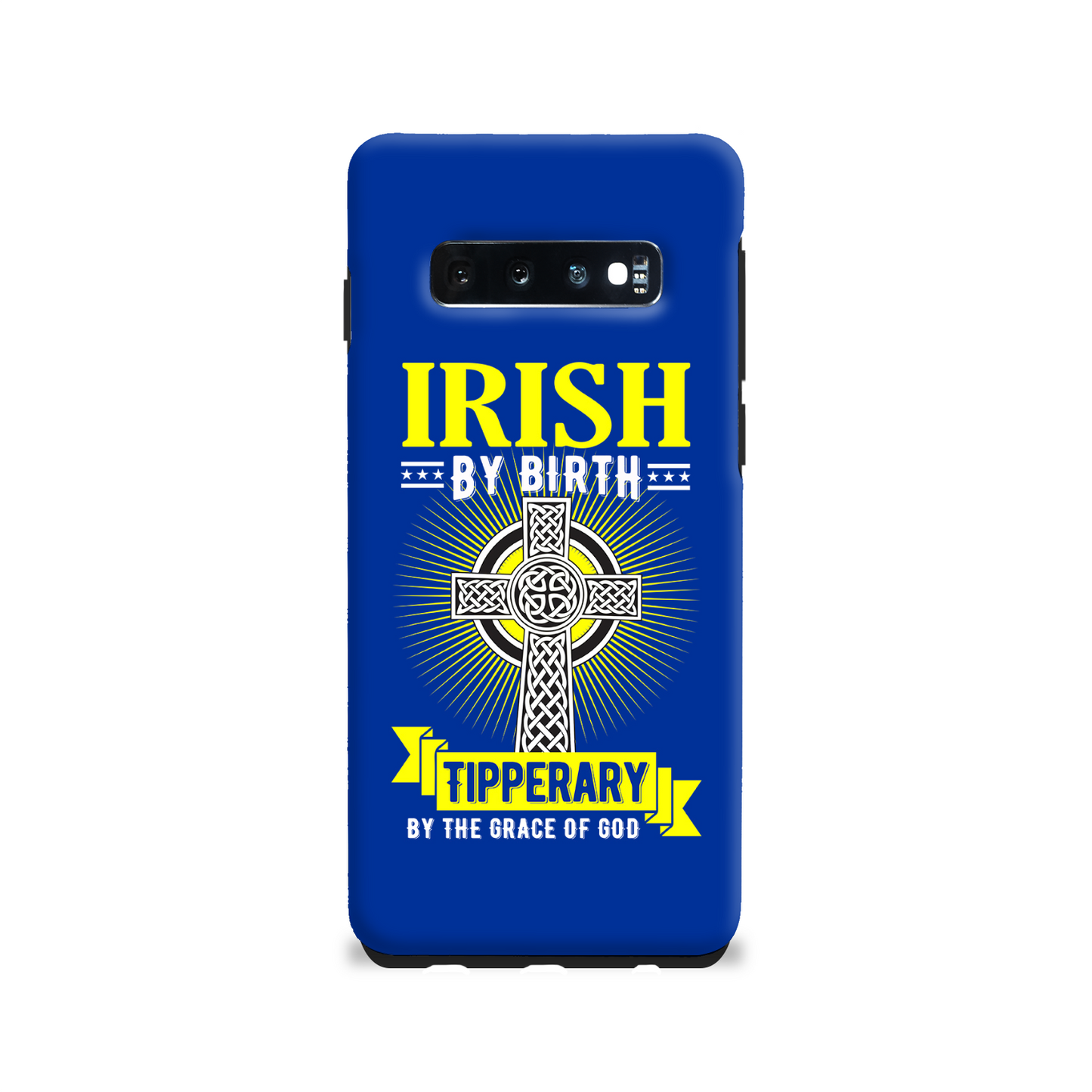 Irish By Birth Tipperary By The Grace Of God Phone Case Celtic Cross Phone Case