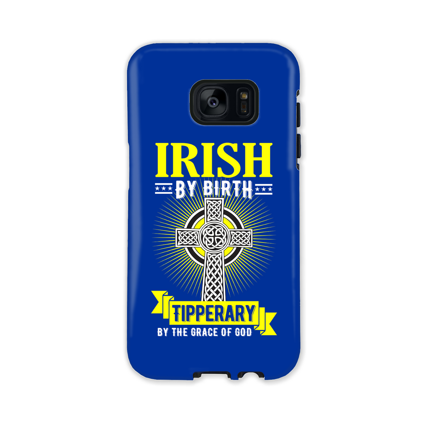 Irish By Birth Tipperary By The Grace Of God Phone Case Celtic Cross Phone Case