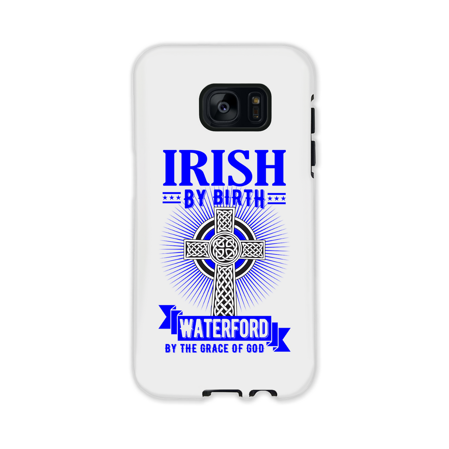 Irish By Birth Waterford By The Grace Of God Phone Case Celtic Cross Phone Case