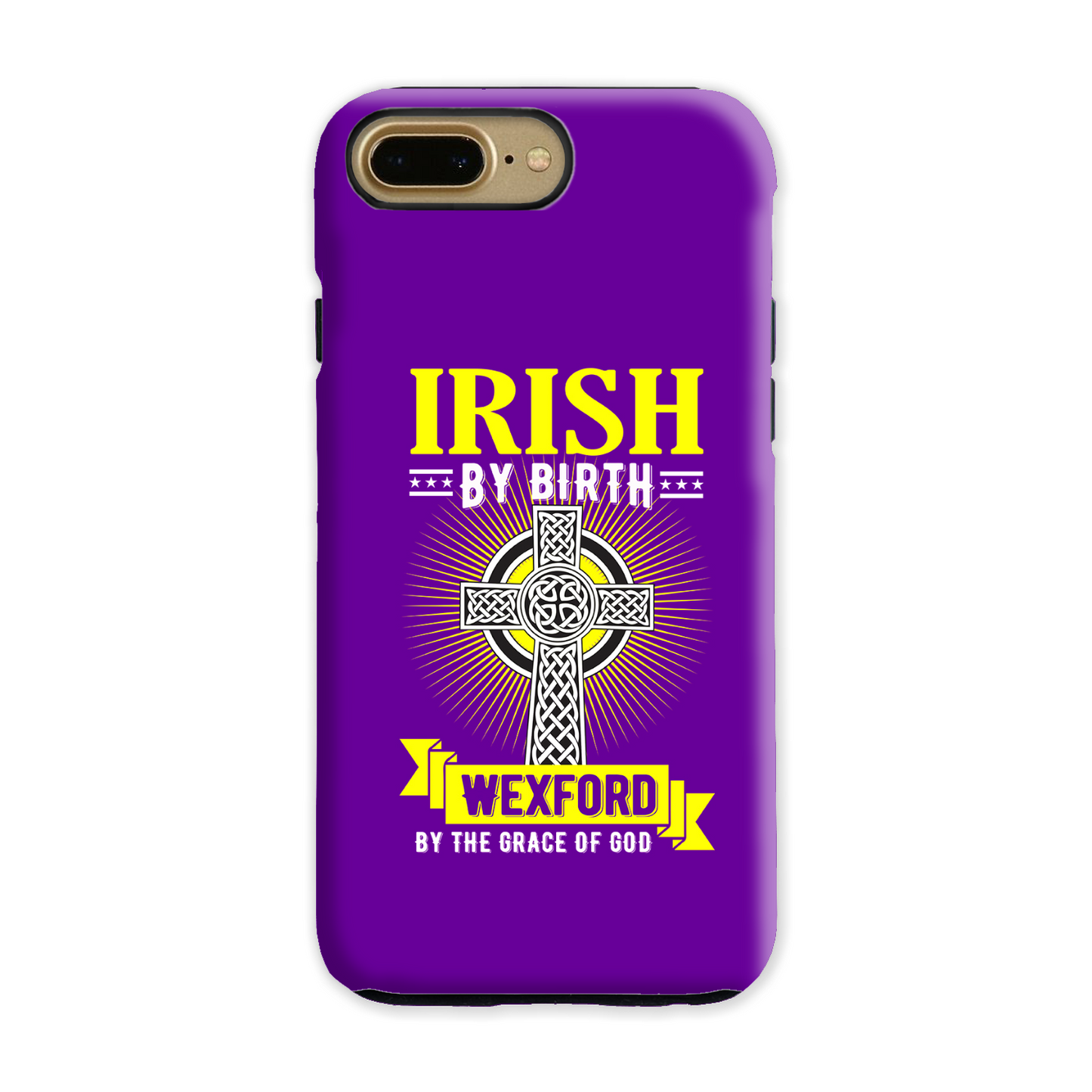 Irish By Birth Wexford By The Grace Of God Phone Case Celtic Cross Phone Case