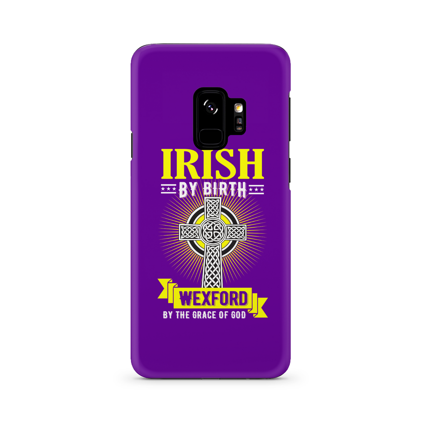 Irish By Birth Wexford By The Grace Of God Phone Case Celtic Cross Phone Case
