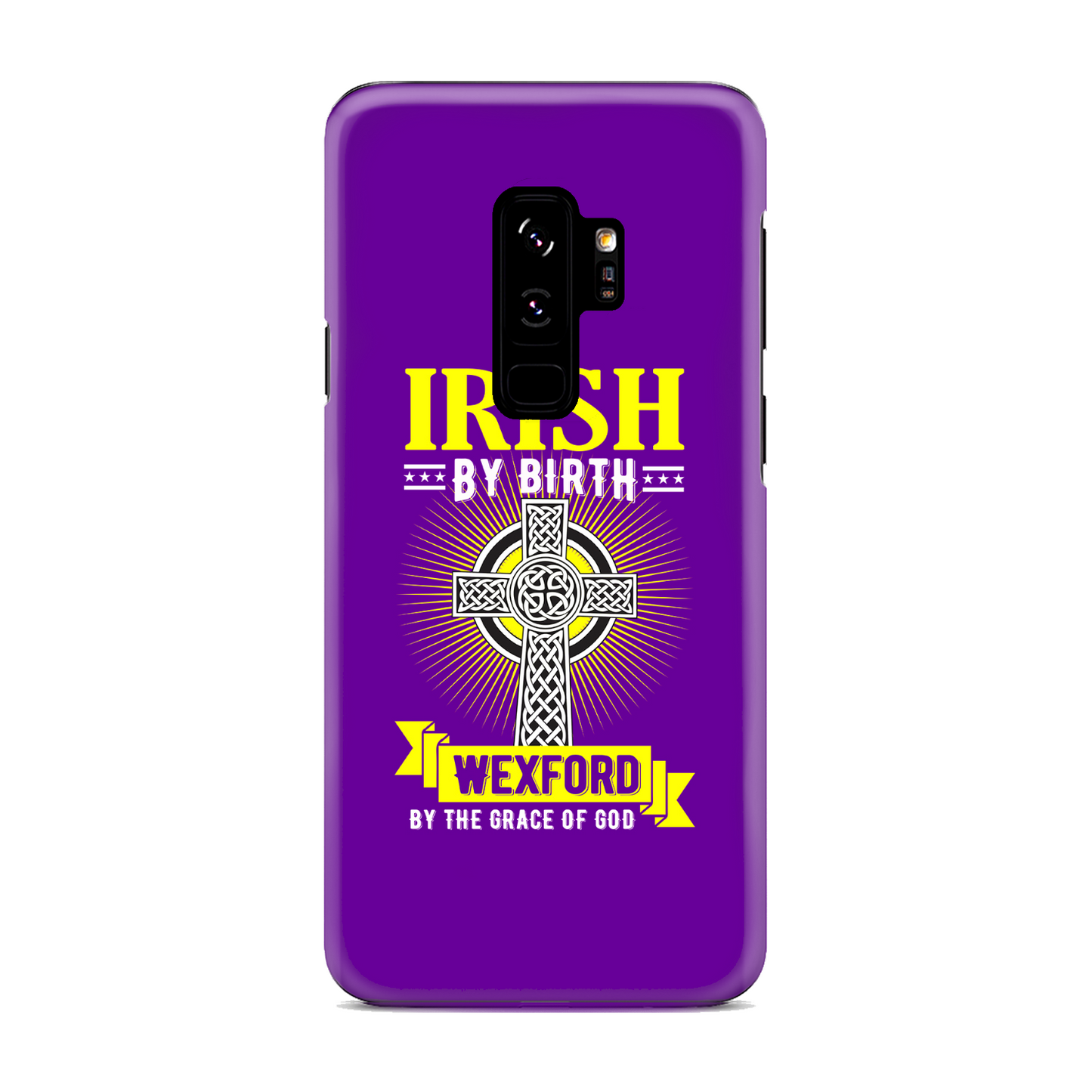 Irish By Birth Wexford By The Grace Of God Phone Case Celtic Cross Phone Case