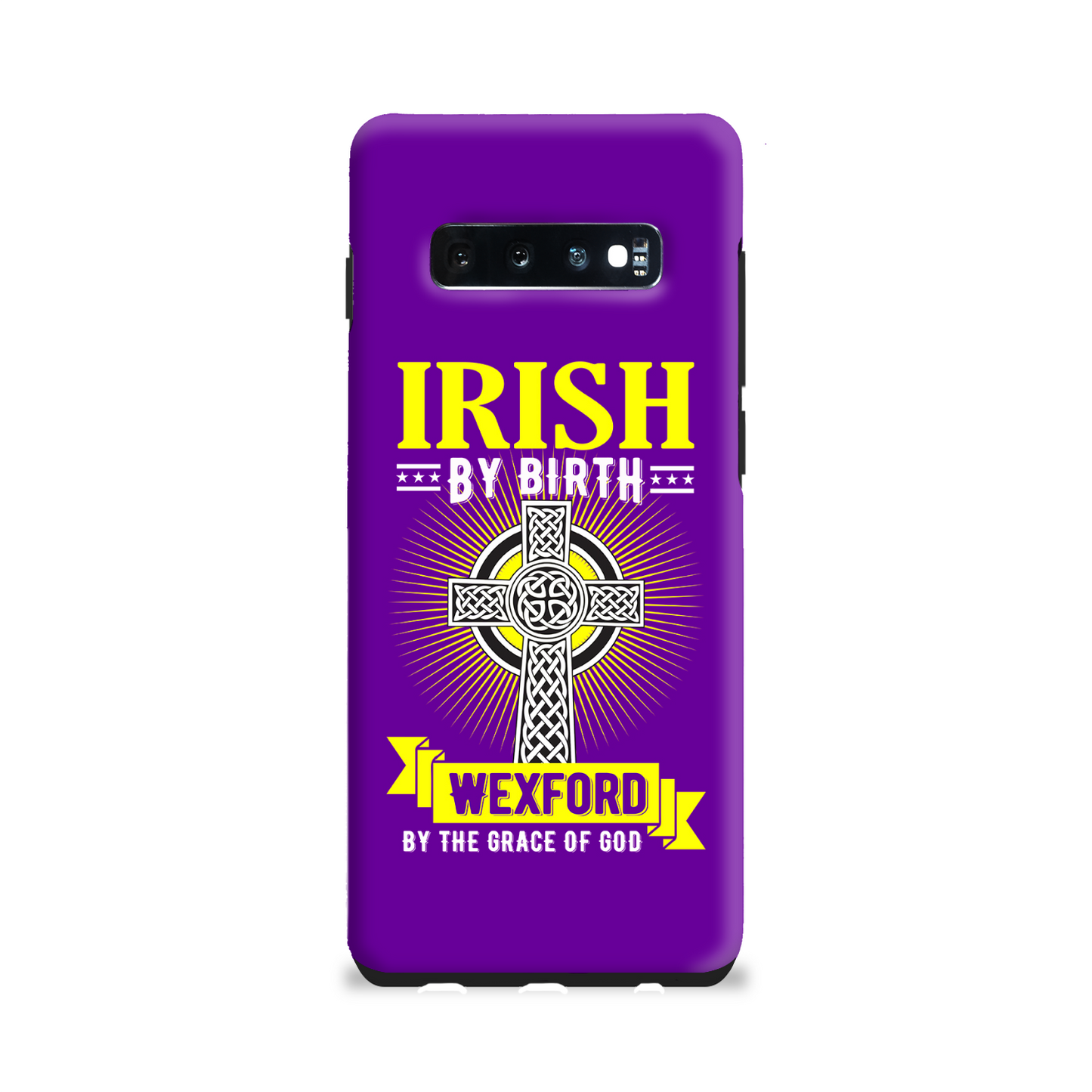 Irish By Birth Wexford By The Grace Of God Phone Case Celtic Cross Phone Case