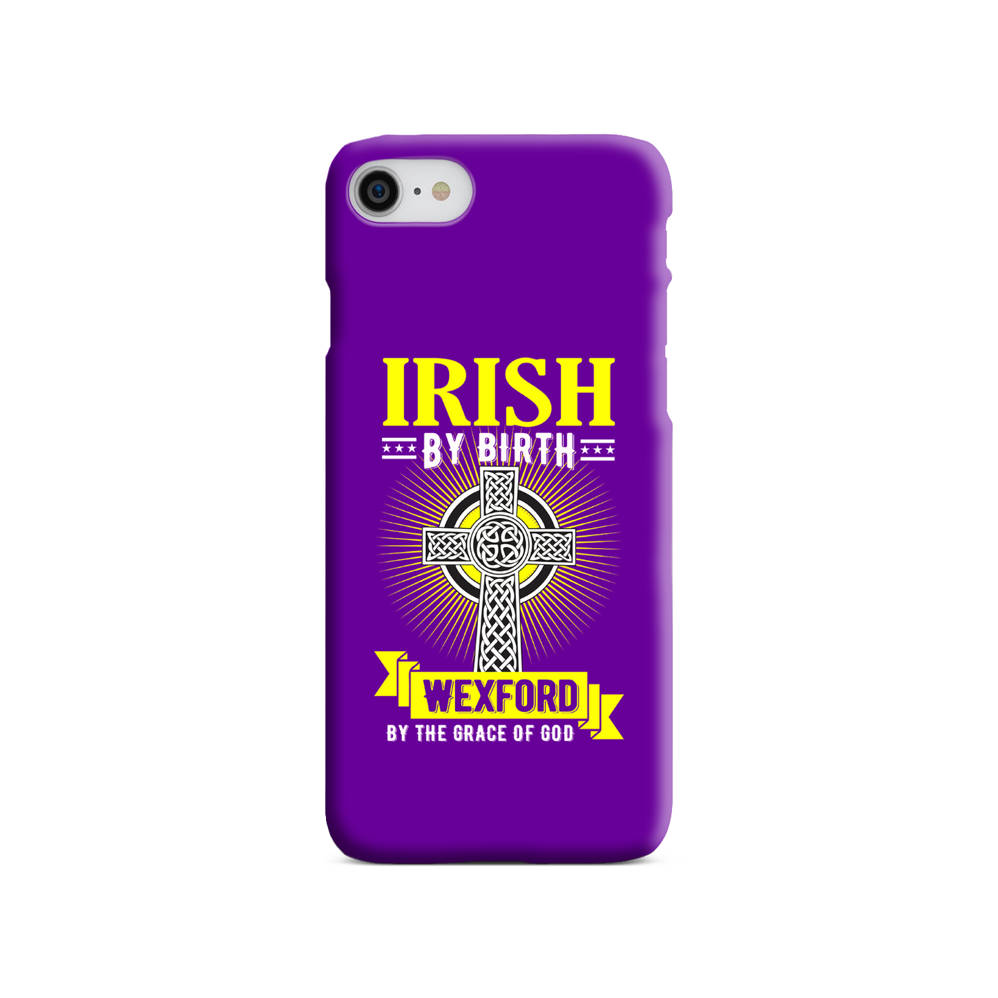 Irish By Birth Wexford By The Grace Of God Phone Case Celtic Cross Phone Case