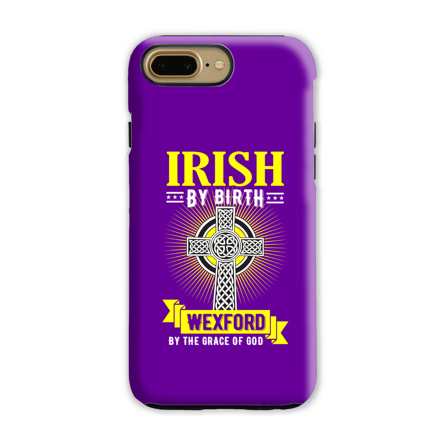 Irish By Birth Wexford By The Grace Of God Phone Case Celtic Cross Phone Case