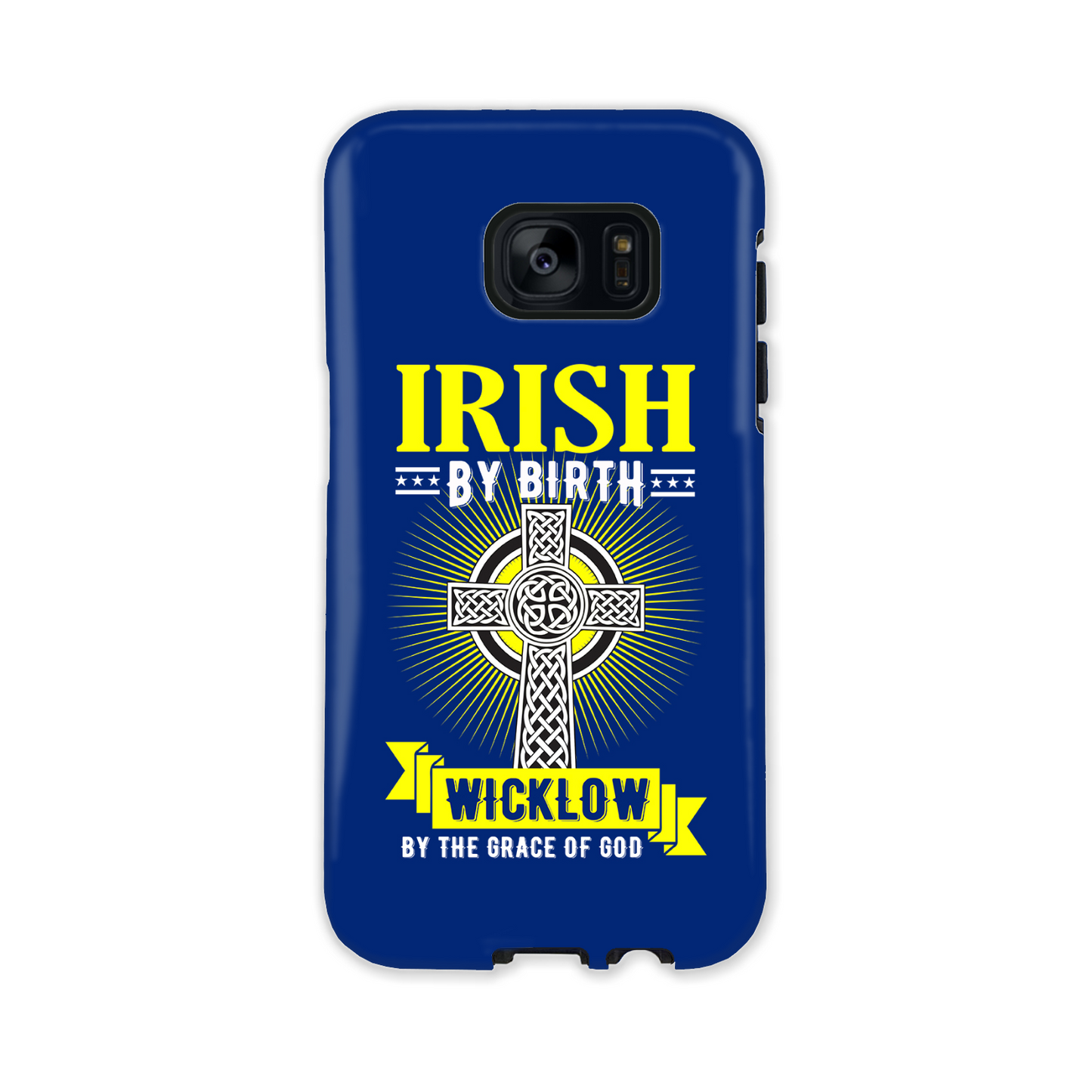 Irish By Birth Wicklow By The Grace Of God Phone Case Celtic Cross Phone Case