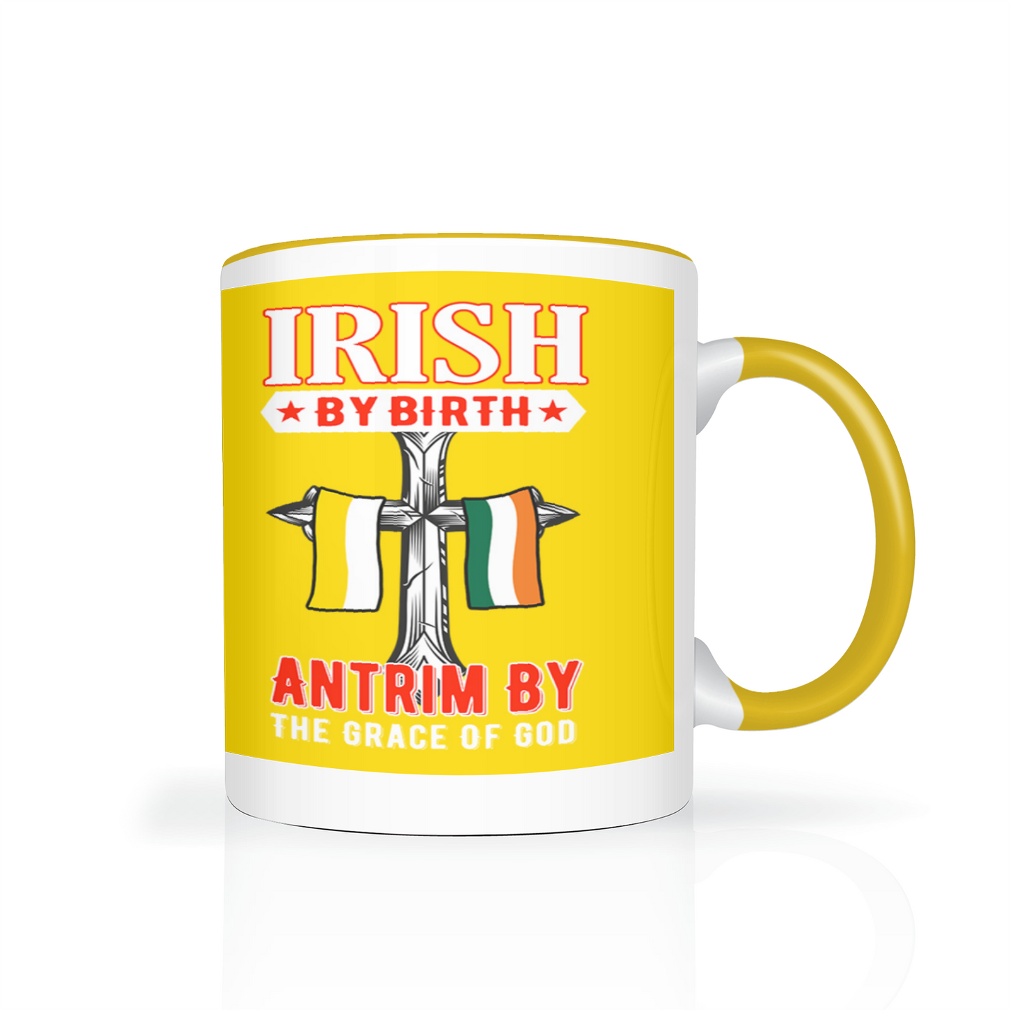 Irish By Birth Antrim By The Grace Of God Mug