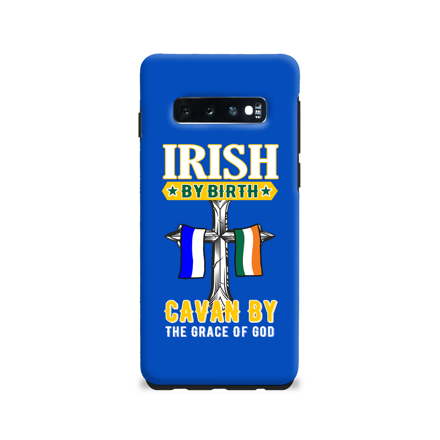 Irish By Birth Cavan By The Grace Of God Cross Phone Case