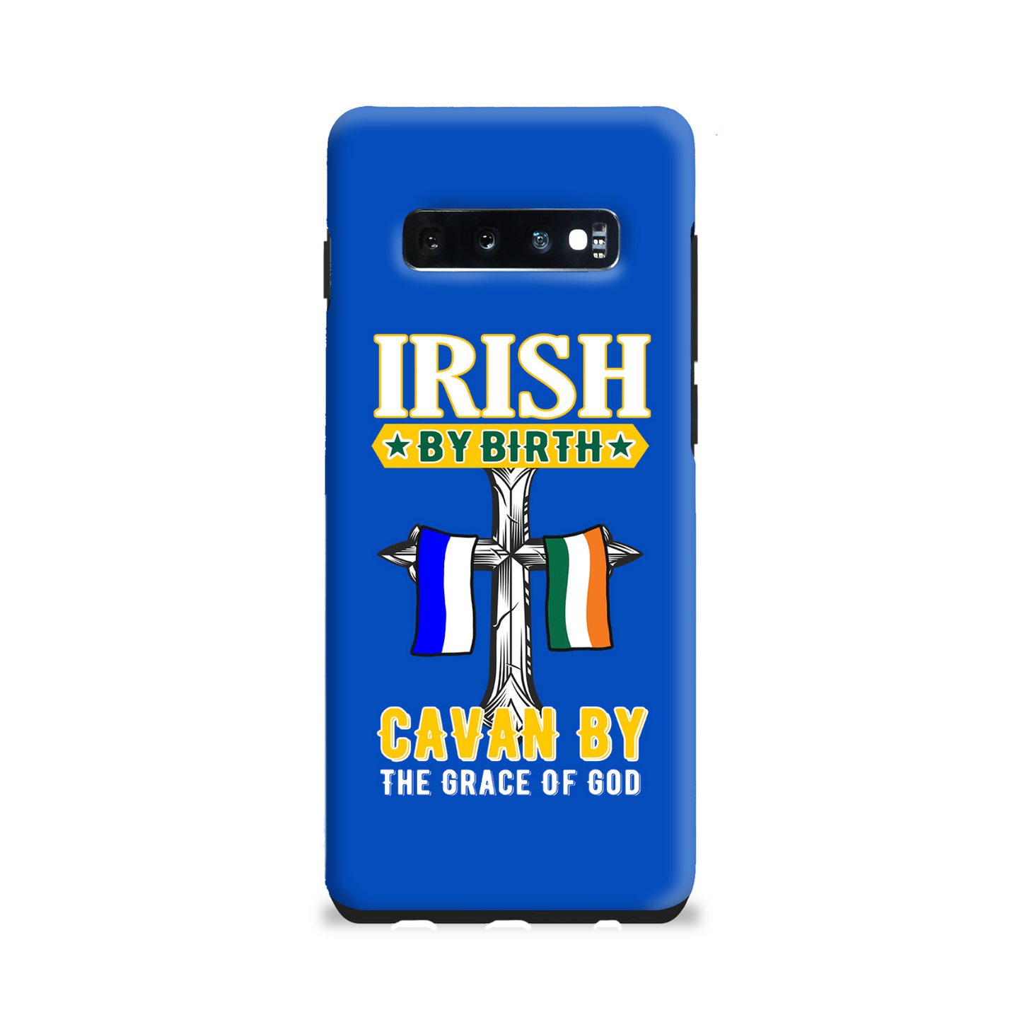 Irish By Birth Cavan By The Grace Of God Cross Phone Case