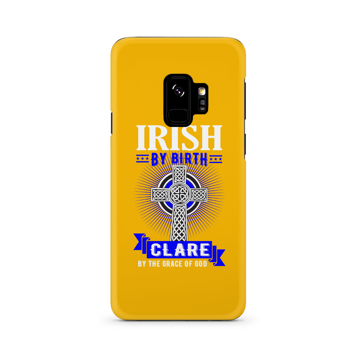 Irish By Birth Clare By The Grace Of God Celtic Cross Phone Case
