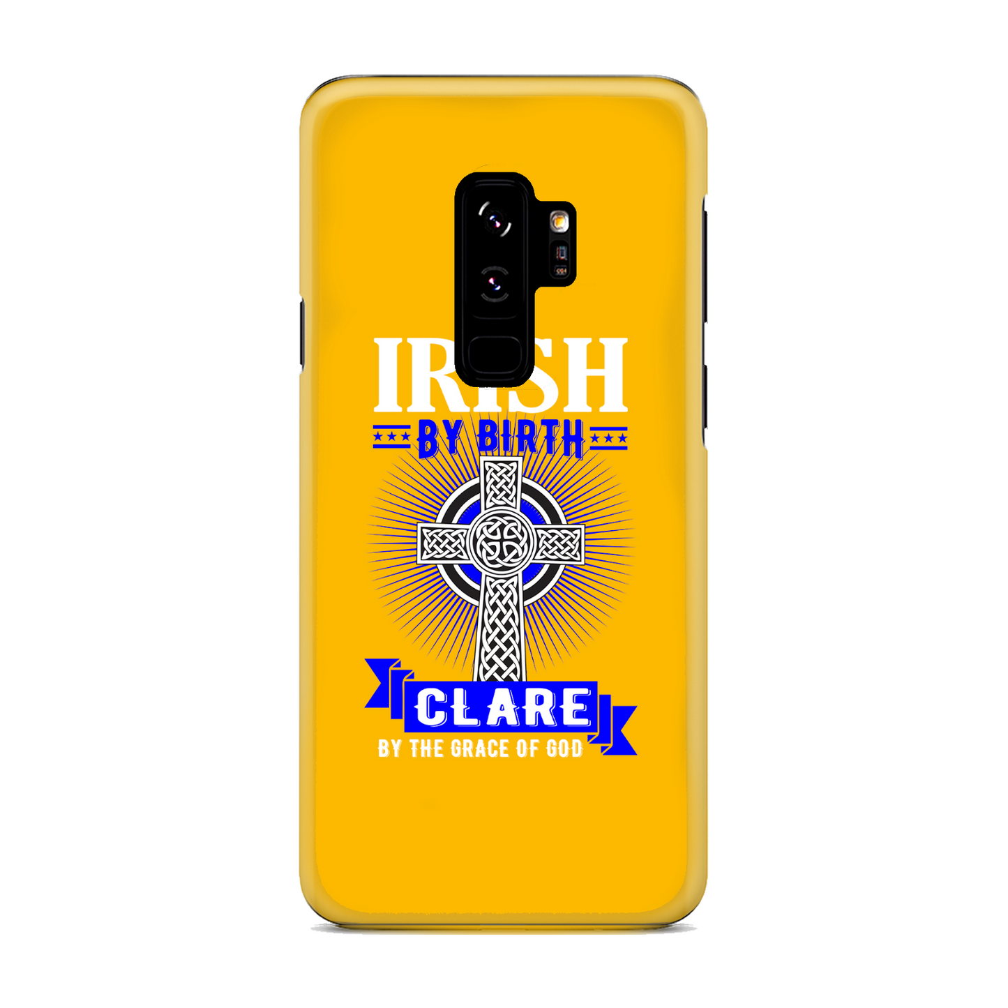 Irish By Birth Clare By The Grace Of God Celtic Cross Phone Case