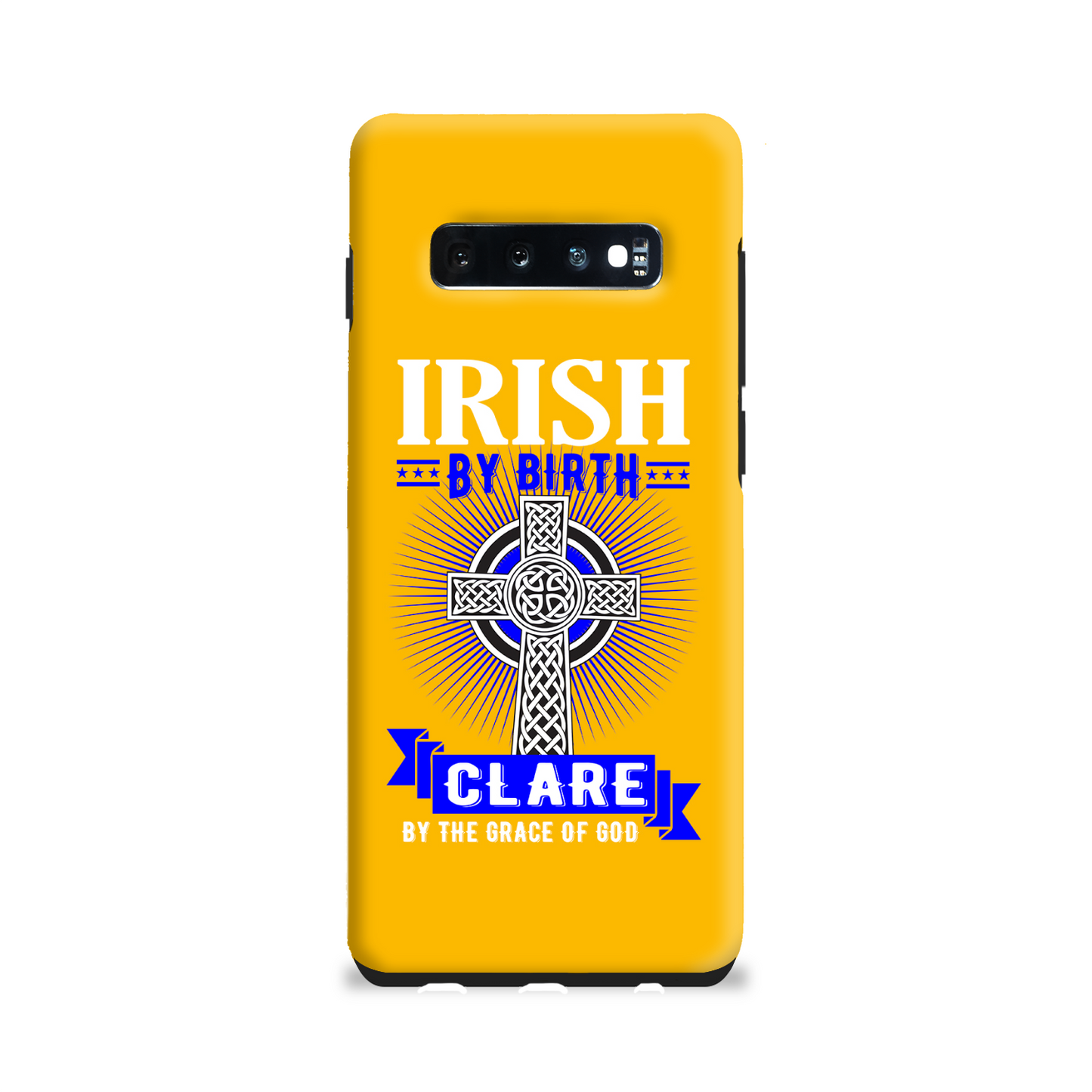 Irish By Birth Clare By The Grace Of God Celtic Cross Phone Case