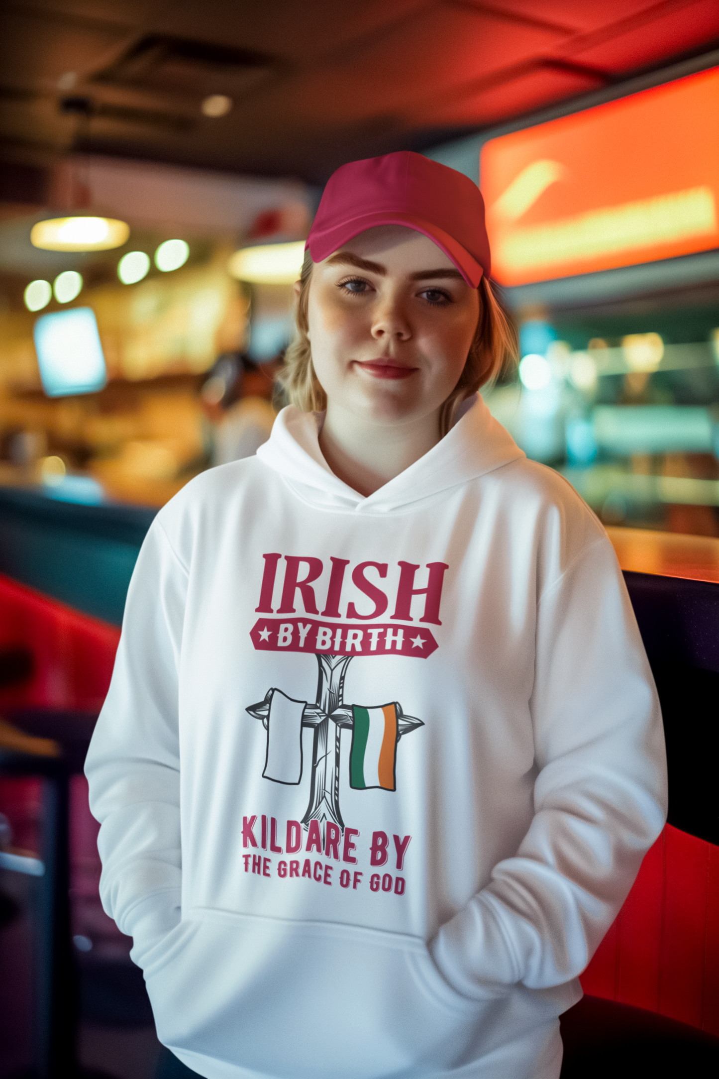 County Kildare Irish By Birth Classic Adult Hoodie