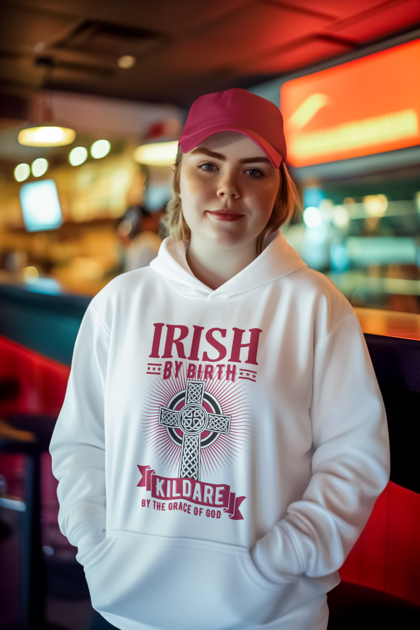 County Kildare Irish By Birth Classic Adult Hoodie
